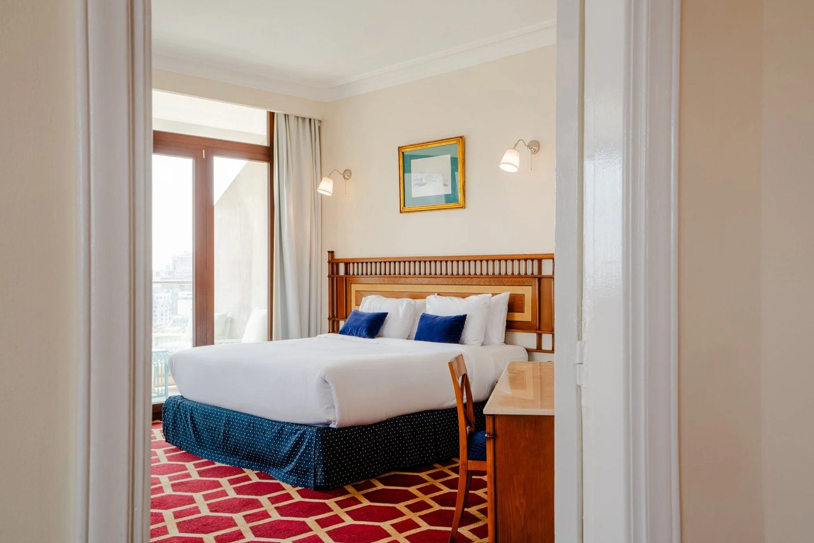 1BR Royal Suite – Nile View – Nile-side Hotel, Zamalek — Bedroom 1 in Nile side of Zamalek, Cairo, Egypt — photo 2