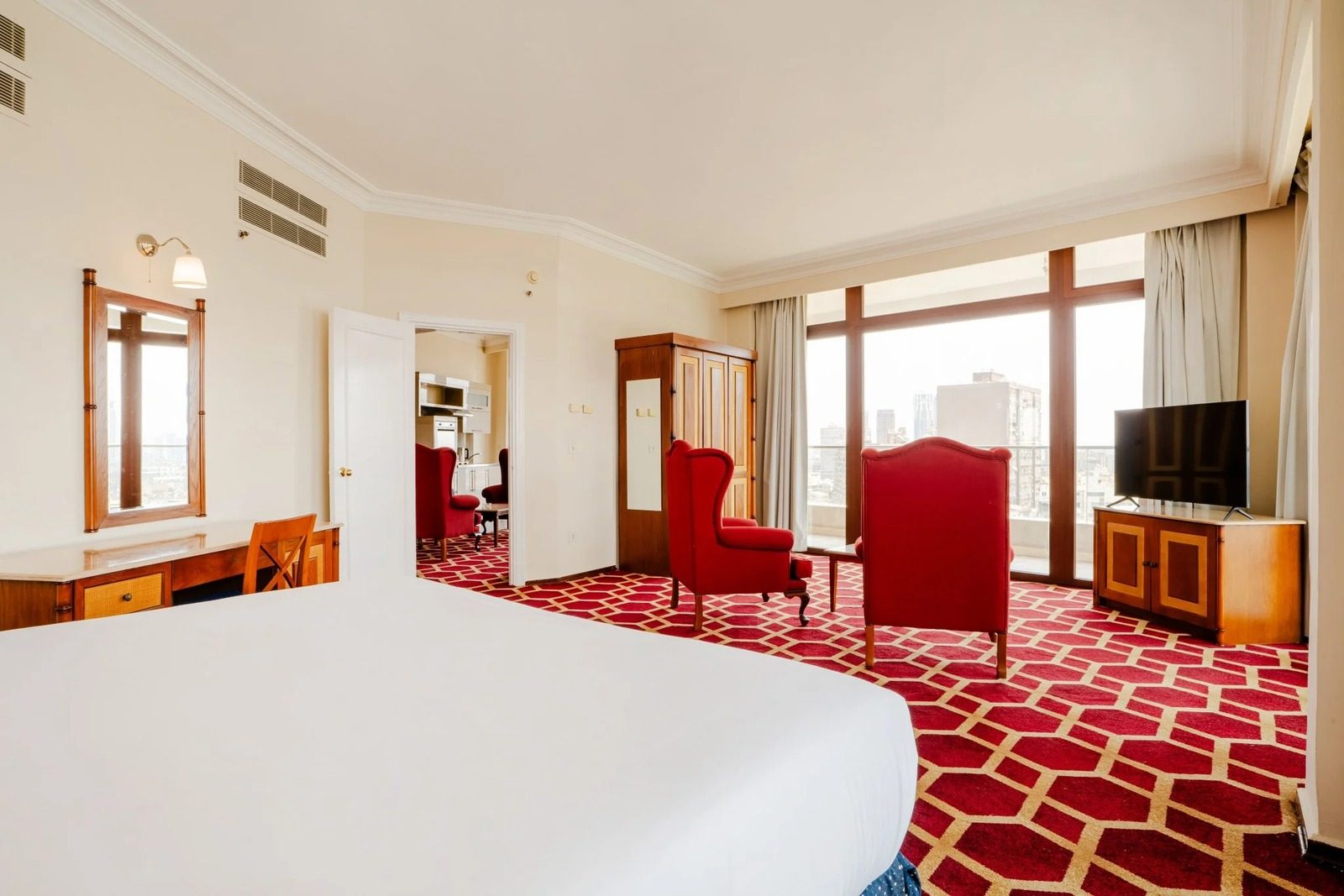 1BR Royal Suite – Nile View – Nile-side Hotel, Zamalek — Bedroom 1 in Nile side of Zamalek, Cairo, Egypt — photo 3