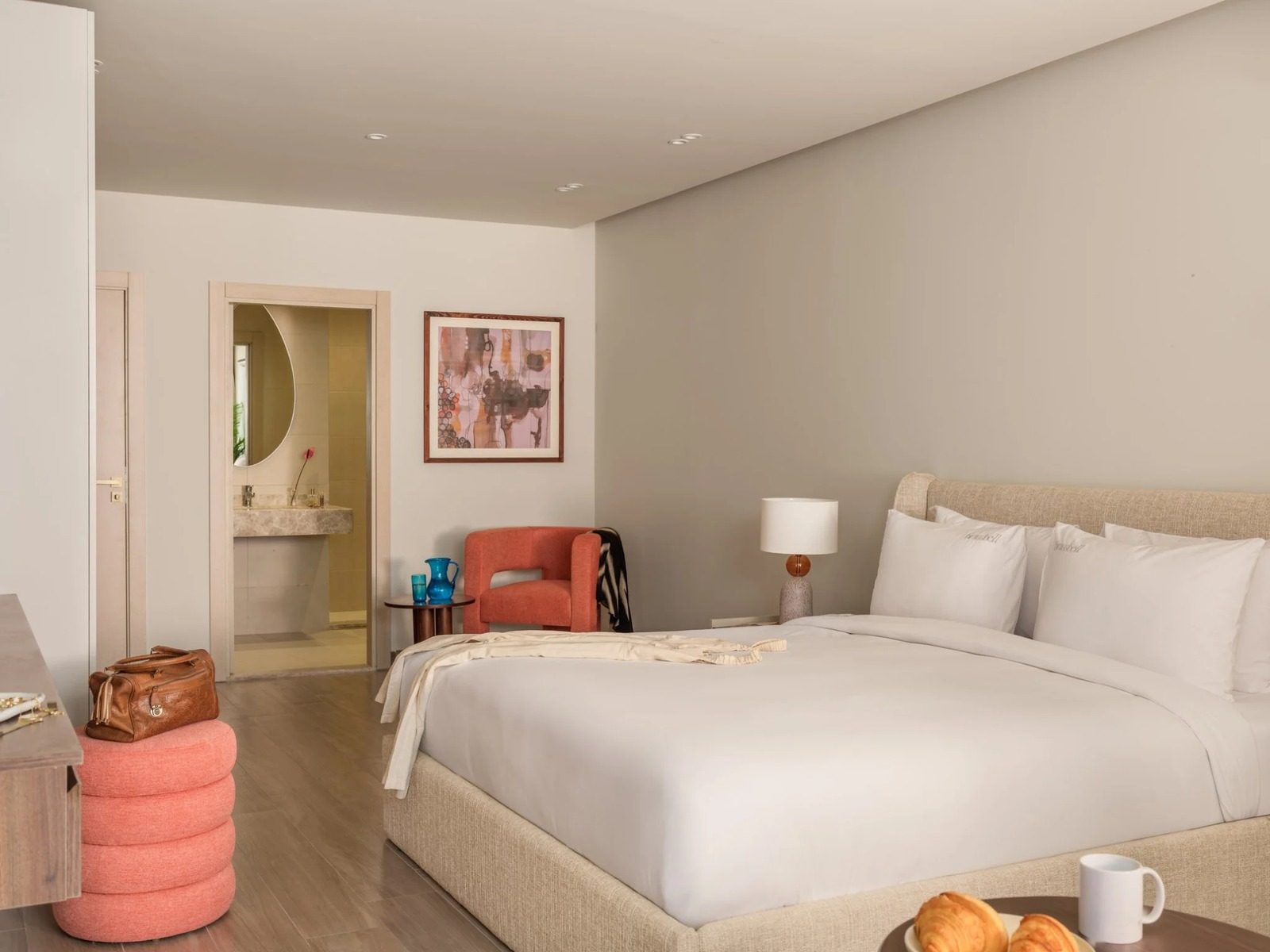 High-Floor 3BR Apartment – Zamalek — Bedroom 3 in Central Zamalek, Cairo — close to 26th of July St, Egypt