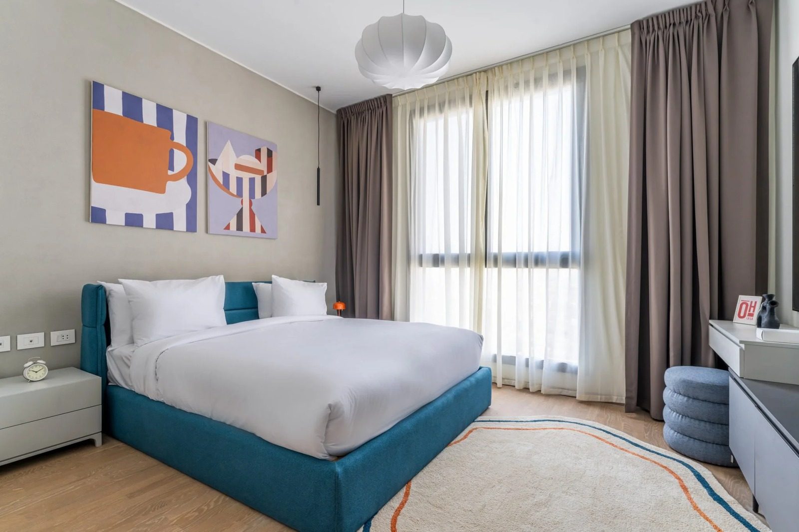 Classic 2BR Apartment with Kitchen – Aeon Towers, Sheikh Zayed — Bedroom 2 in Aeon Towers, Sheikh Zayed City, Egypt