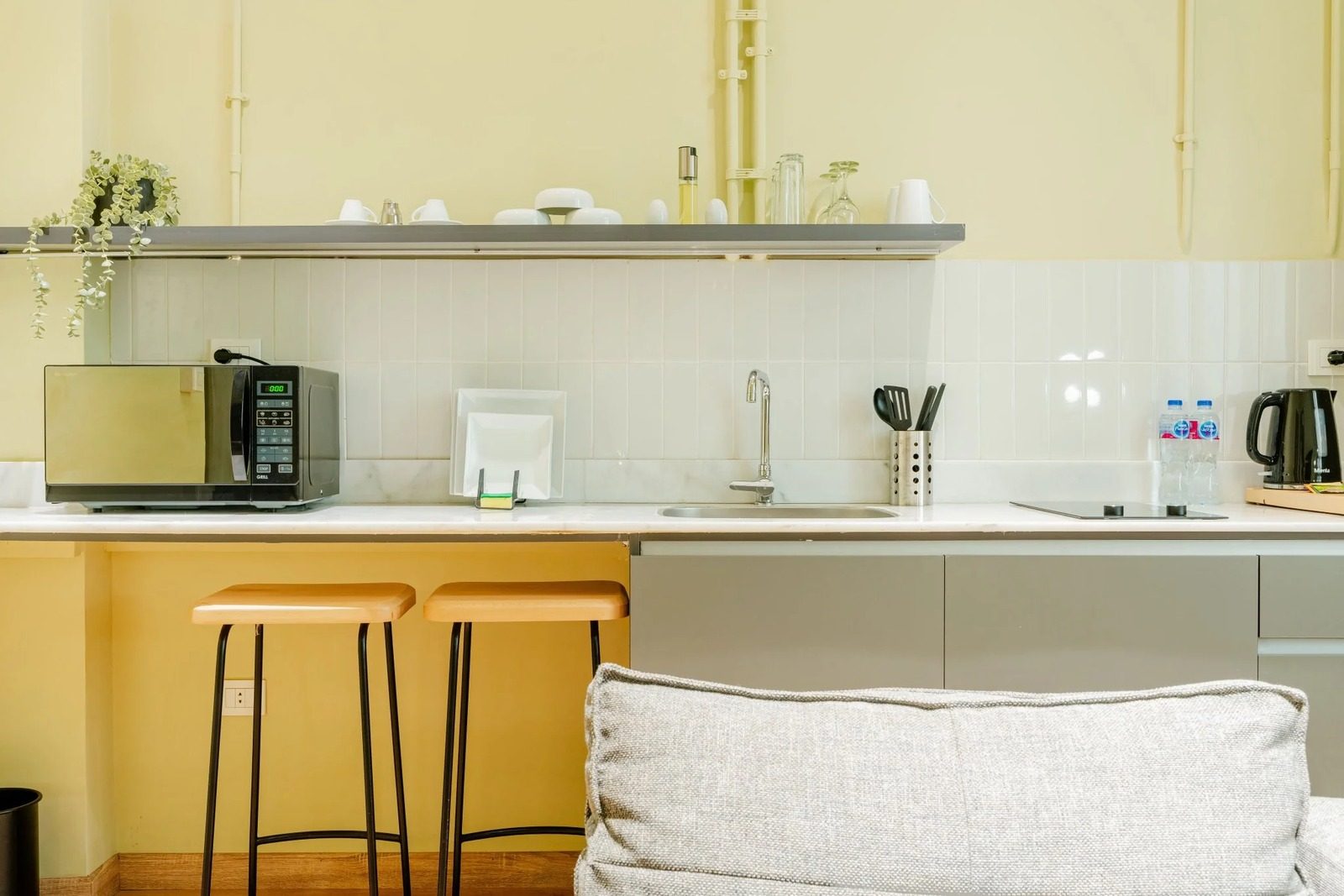 Modern 2BR Apartment – City View – Alexandria — Full Kitchen in Nabi Daniel St, central Alexandria — near Raml Station and the Corniche, Egypt — photo 2