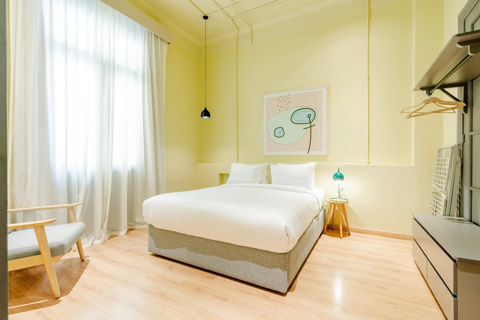 Modern 2BR Apartment – City View – Alexandria — Bedroom 1 in Nabi Daniel St, central Alexandria — near Raml Station and the Corniche, Egypt