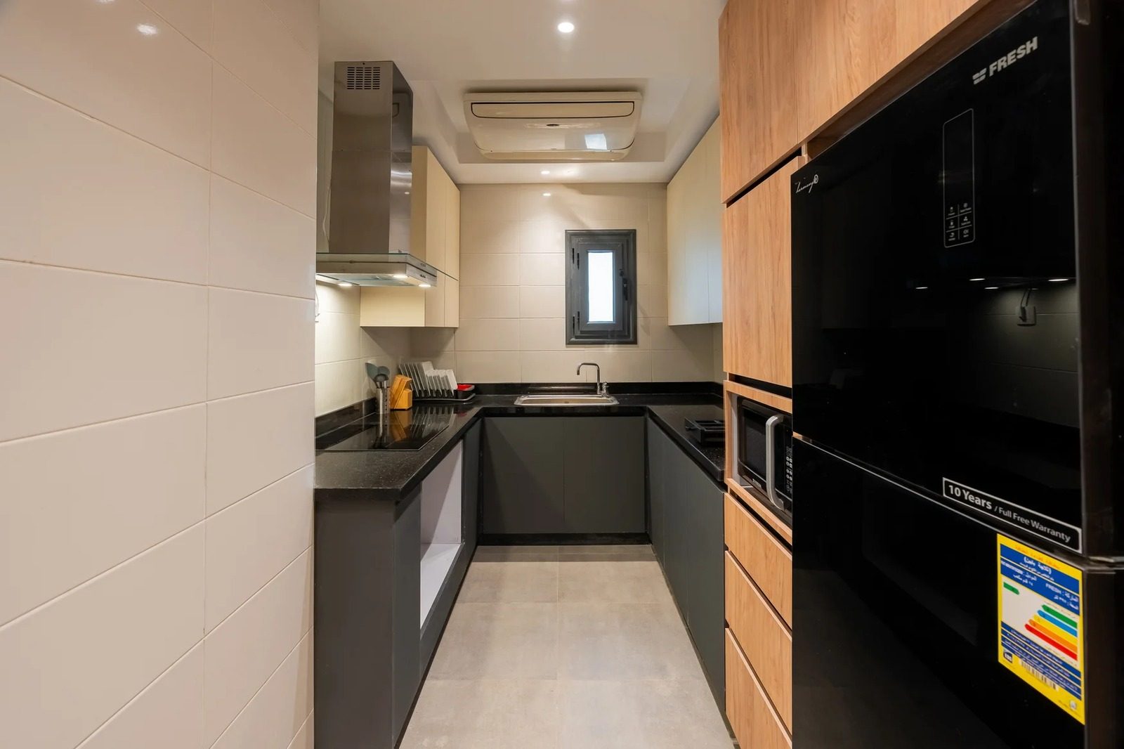Modern 2BR Apartment – Nile View – Zamalek — Full Kitchen in Nile side of Zamalek, Cairo, Egypt