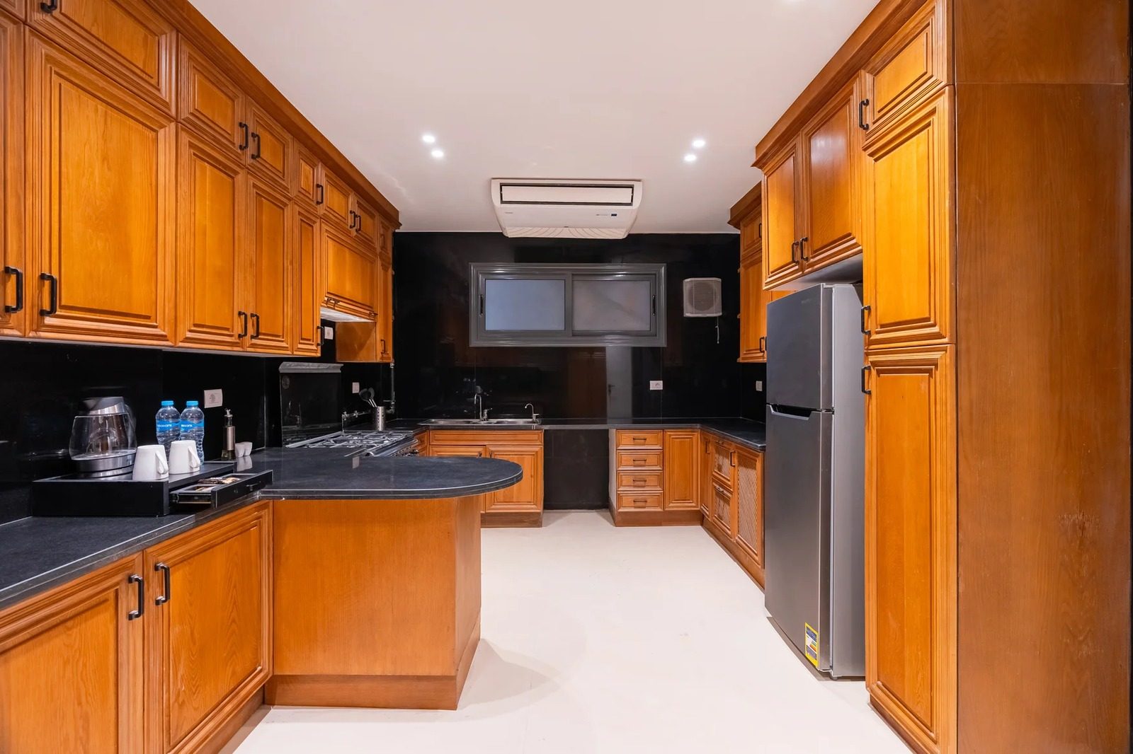 3BR Apartment – Nile View – Zamalek — Full Kitchen in Nile side of Zamalek, Cairo, Egypt