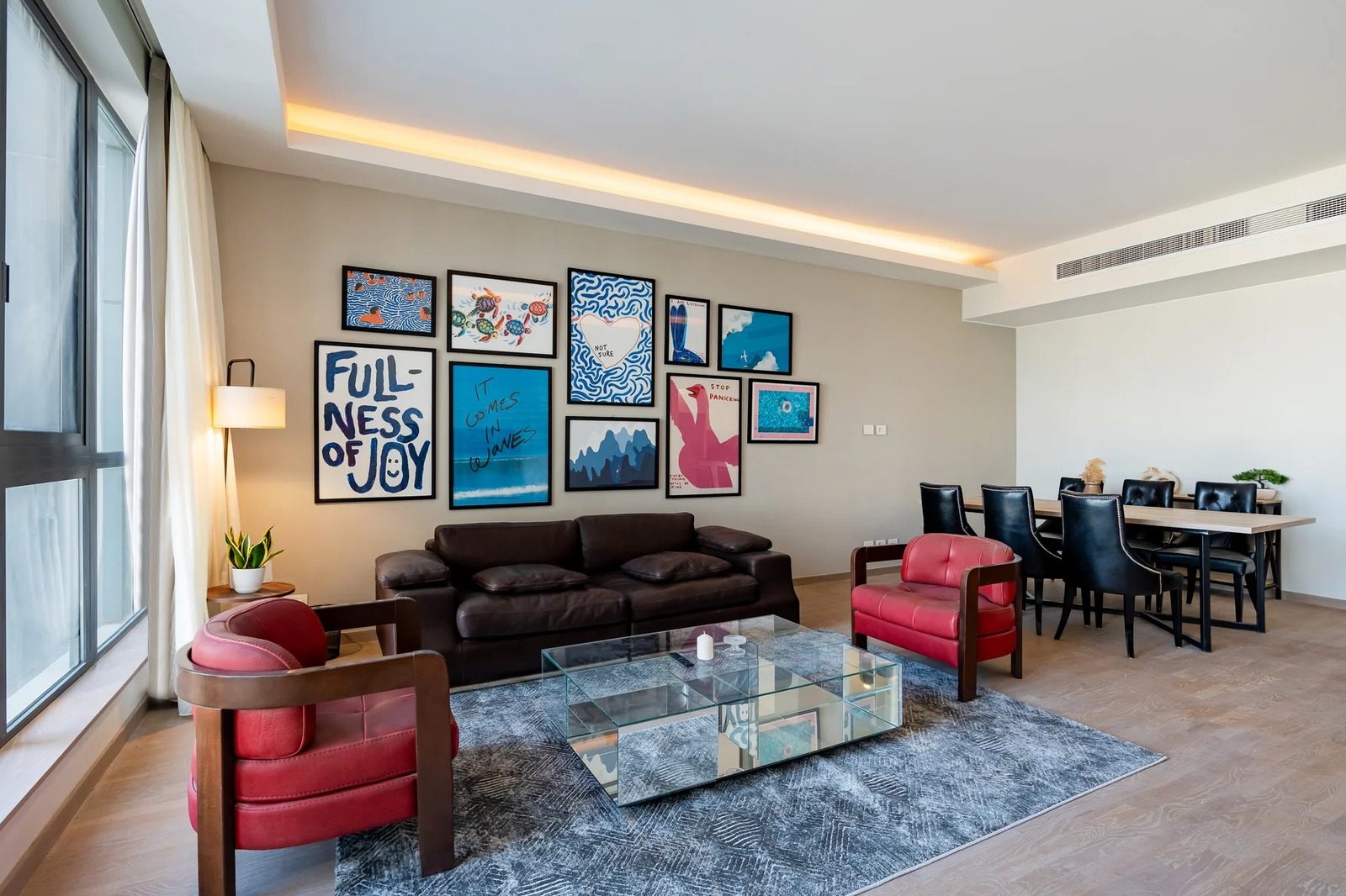 Stylish 2BR Apartment with Kitchen – Aeon Towers, Sheikh Zayed — Living Room in Aeon Towers, Sheikh Zayed City, Egypt