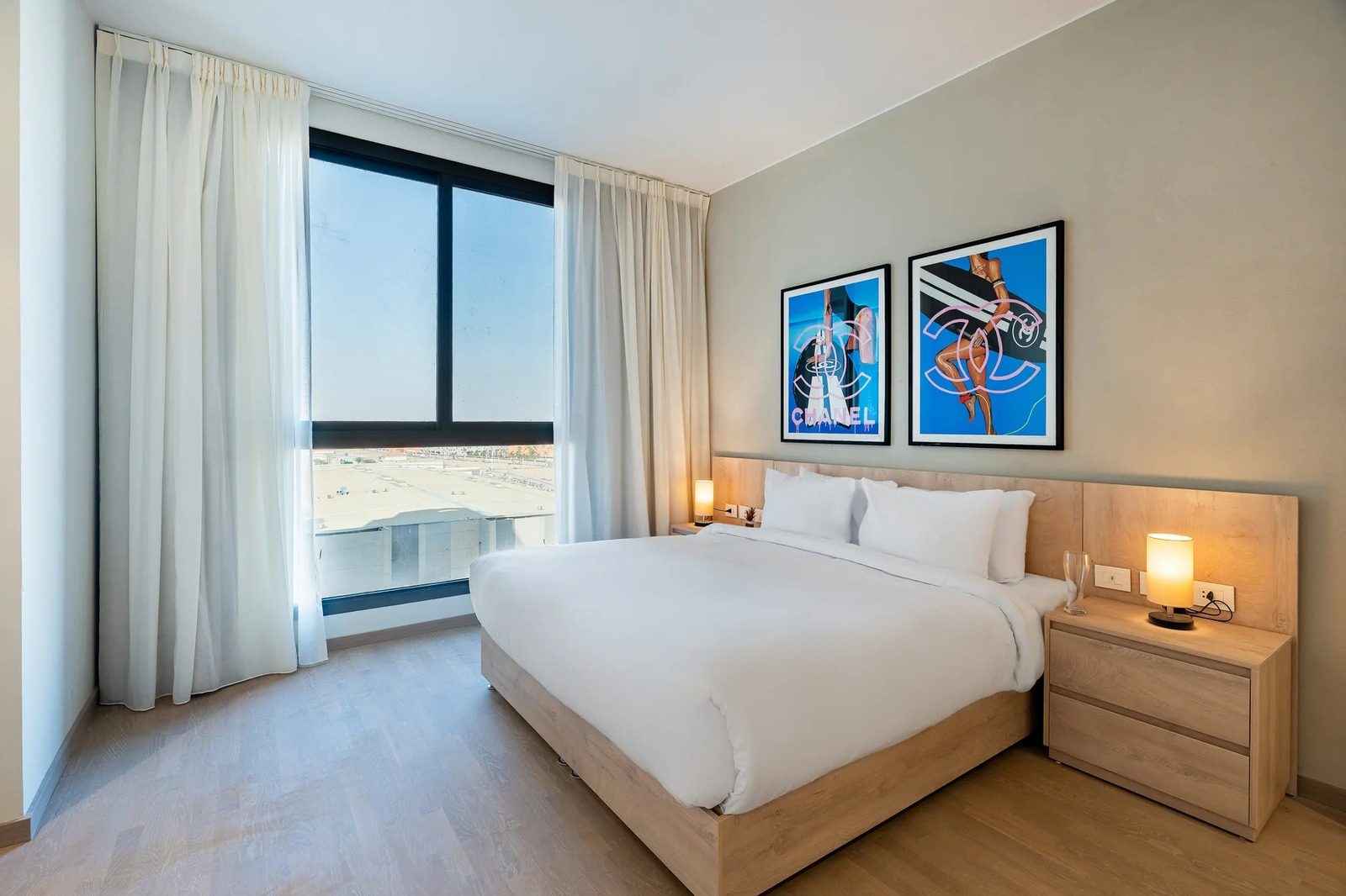 Stylish 2BR Apartment with Kitchen – Aeon Towers, Sheikh Zayed — Bedroom 1 in Aeon Towers, Sheikh Zayed City, Egypt