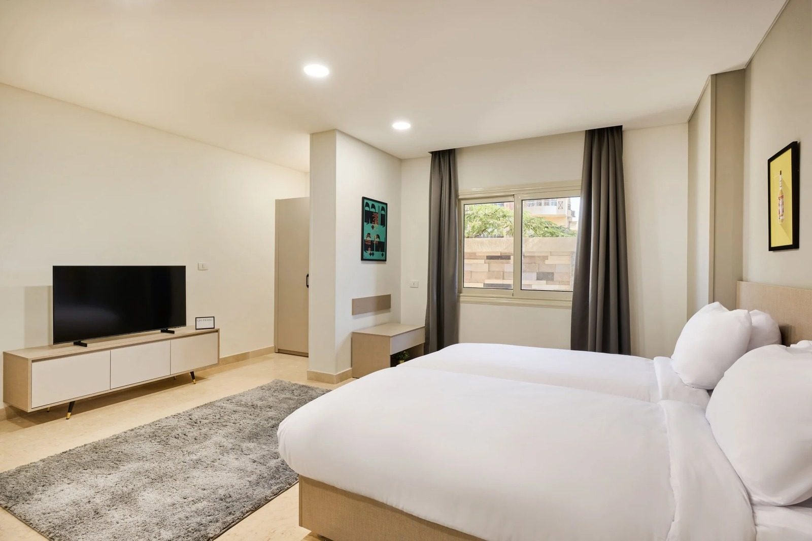 Studio – New Cairo — Bedroom 1 in Fifth Settlement, New Cairo — near 90th Street, Egypt — photo 2