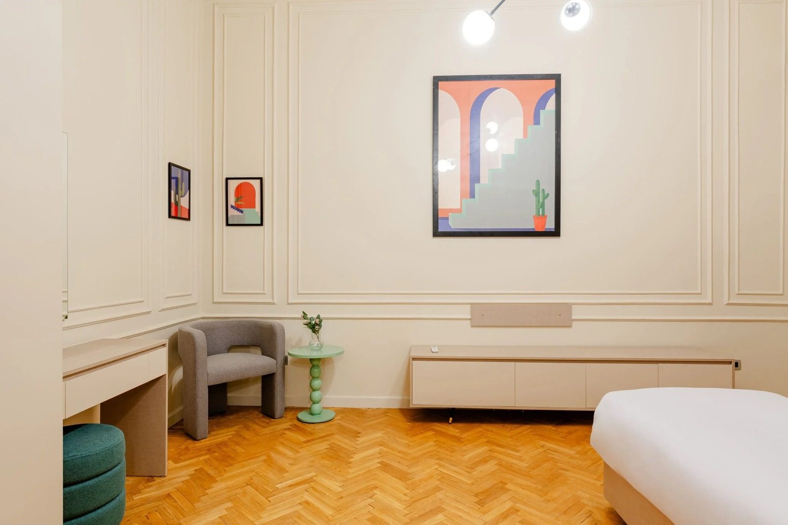 Bright 1BR Apartment – Zamalek — Bedroom 1 in Zamalek, Cairo, Egypt — photo 3