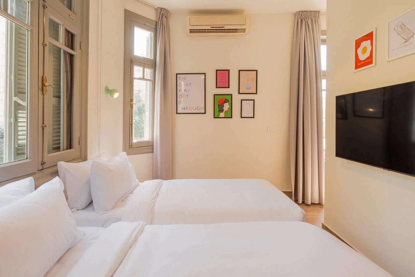 Studio with Balcony – Garden View – Zamalek — Bedroom 1 in Zamalek, Cairo, Egypt