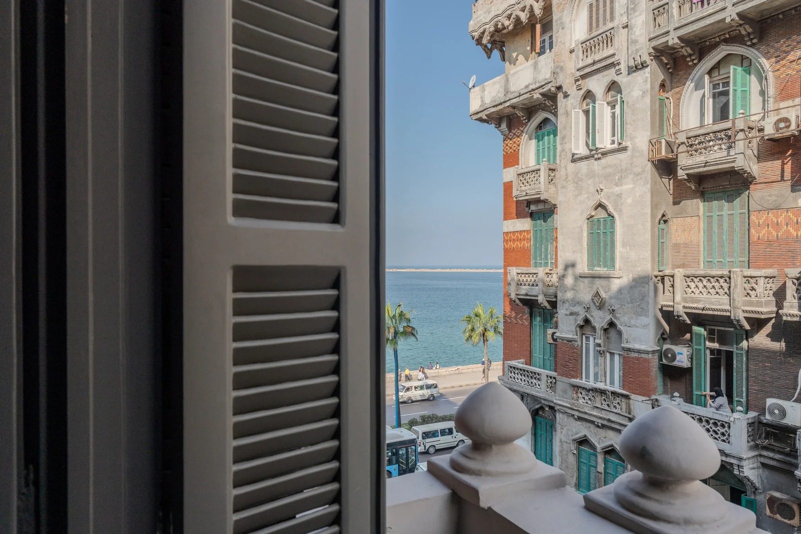 1BR Suite – City View – Alexandria — Neighbourhood Preview in Central Alexandria Corniche, near Raml Station and Saad Zaghloul Square, Egypt
