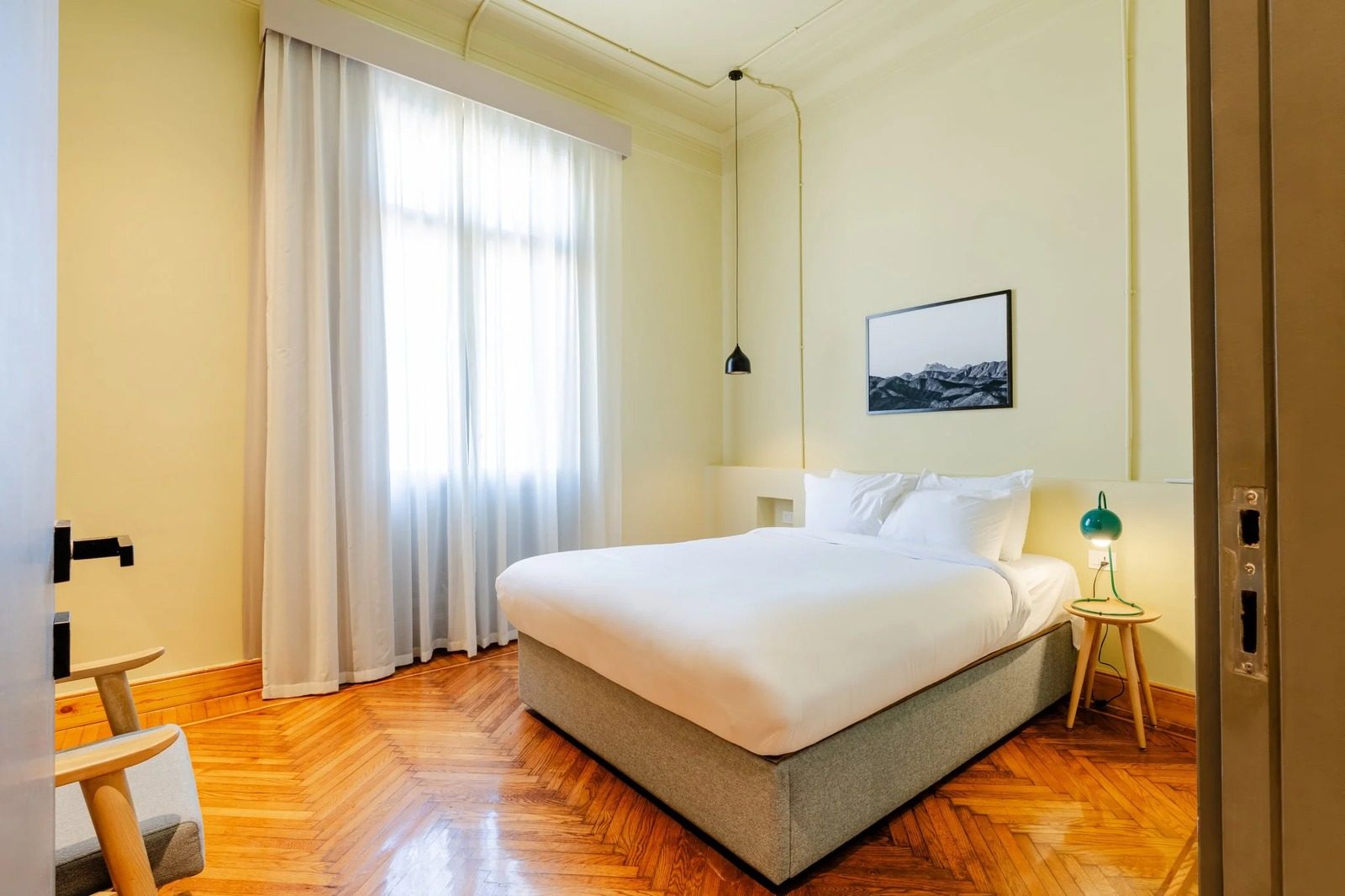 Bright 2BR Apartment – City View – Alexandria — Bedroom 1 in Nabi Daniel St, central Alexandria — near Raml Station and the Corniche, Egypt