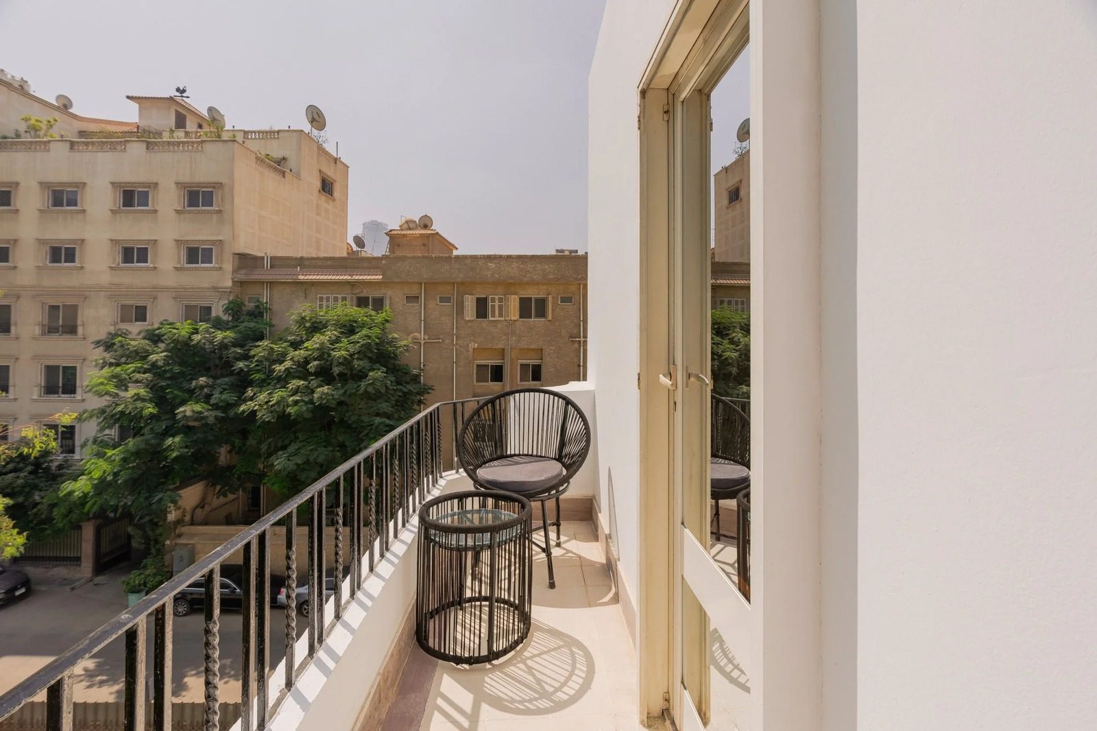 Studio with Balcony – Zamalek — Balcony in Zamalek, Cairo, Egypt