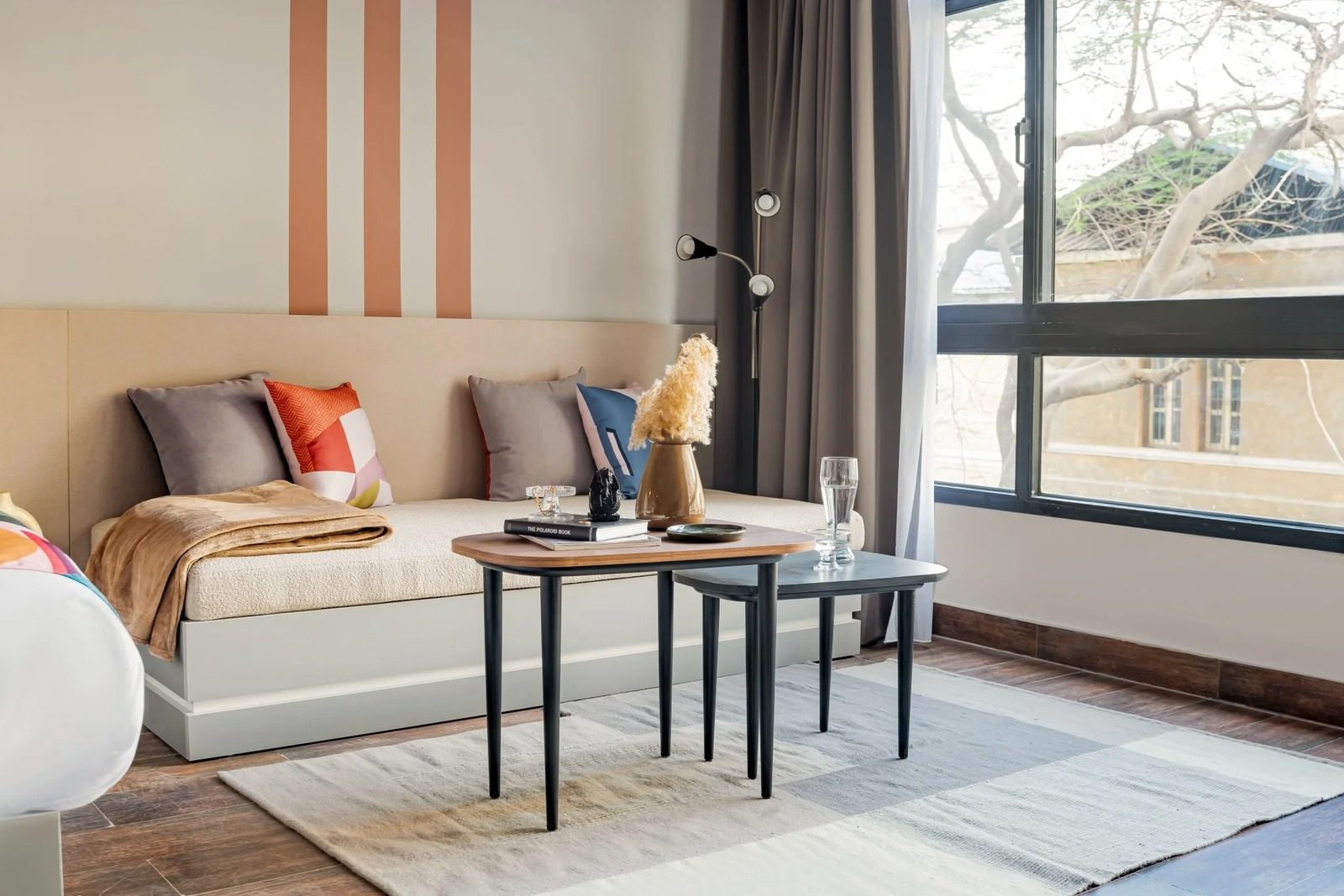 Studio – City View – Giza — Living Room in Giza Nile side, near Orman Botanical Garden & Cairo University, Egypt