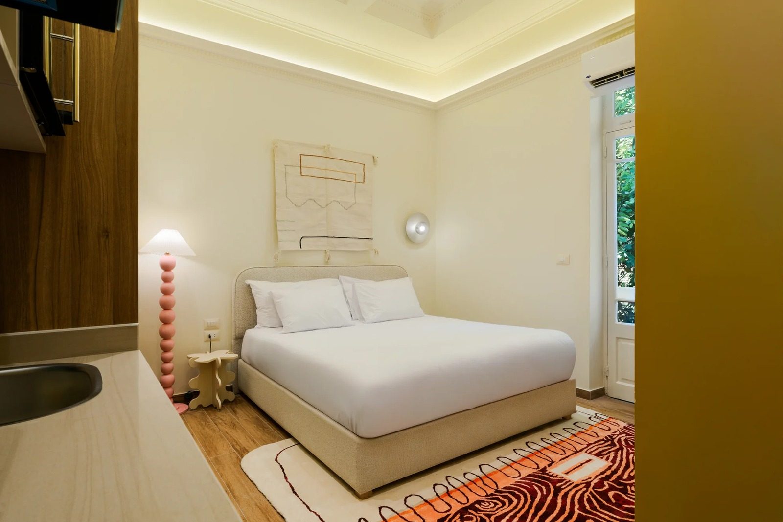 Bright Deluxe Studio with Balcony – Zamalek — Bedroom 1 in Zamalek, Cairo, Egypt