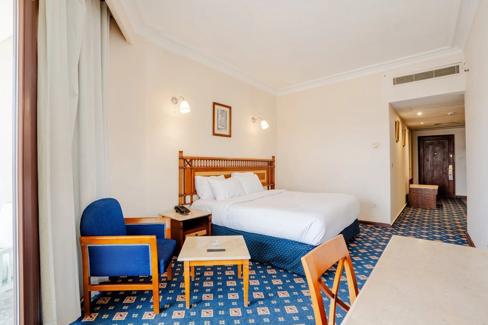 Executive King Room with Balcony – City View – Nile-side Hotel, Zamalek — Bedroom 1 in Nile side of Zamalek, Cairo, Egypt