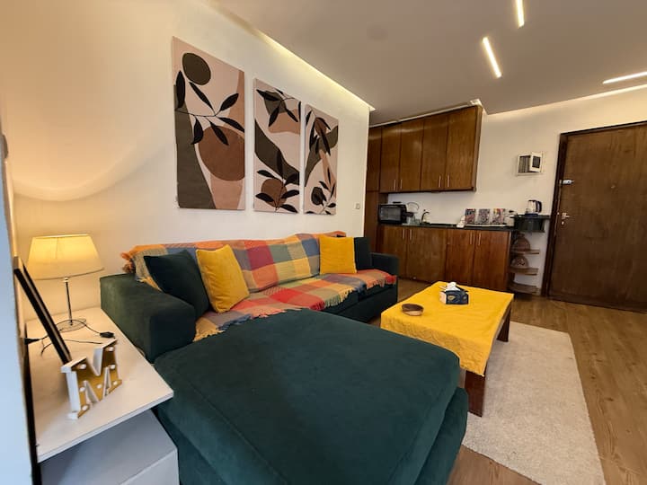 Beautiful Apartment in Quiet Zamalek Sunny Cozy — Living Room in Cairo, Egypt, Egypt