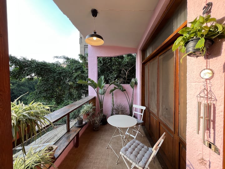 Luxury Colorful Zamalek Apartment w Amazing View — Balcony in Cairo, Egypt, Egypt — photo 3