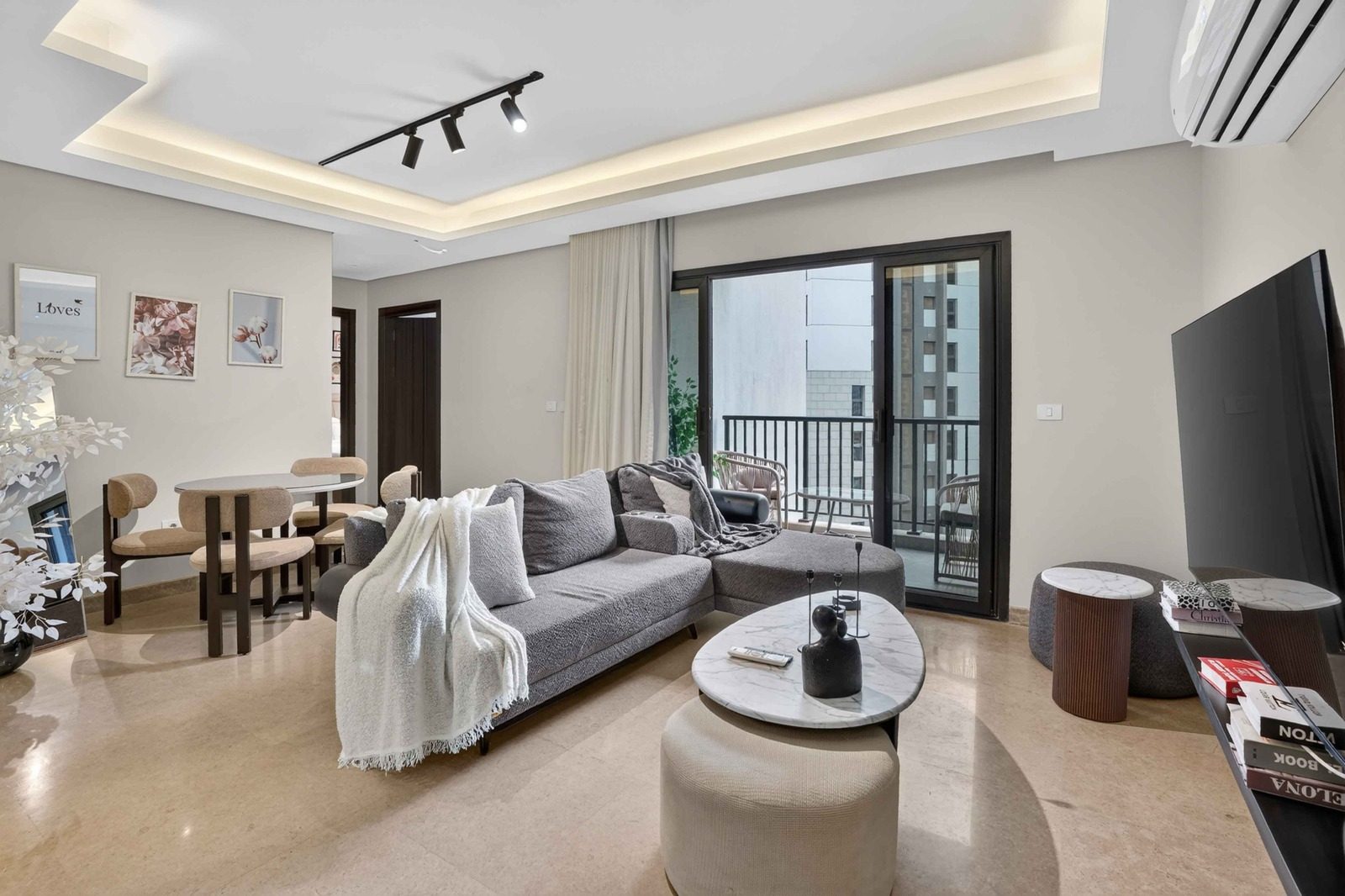 2BR Apartment – Park View – ZED Towers — Living Room in ZED Towers, Sheikh Zayed, Egypt