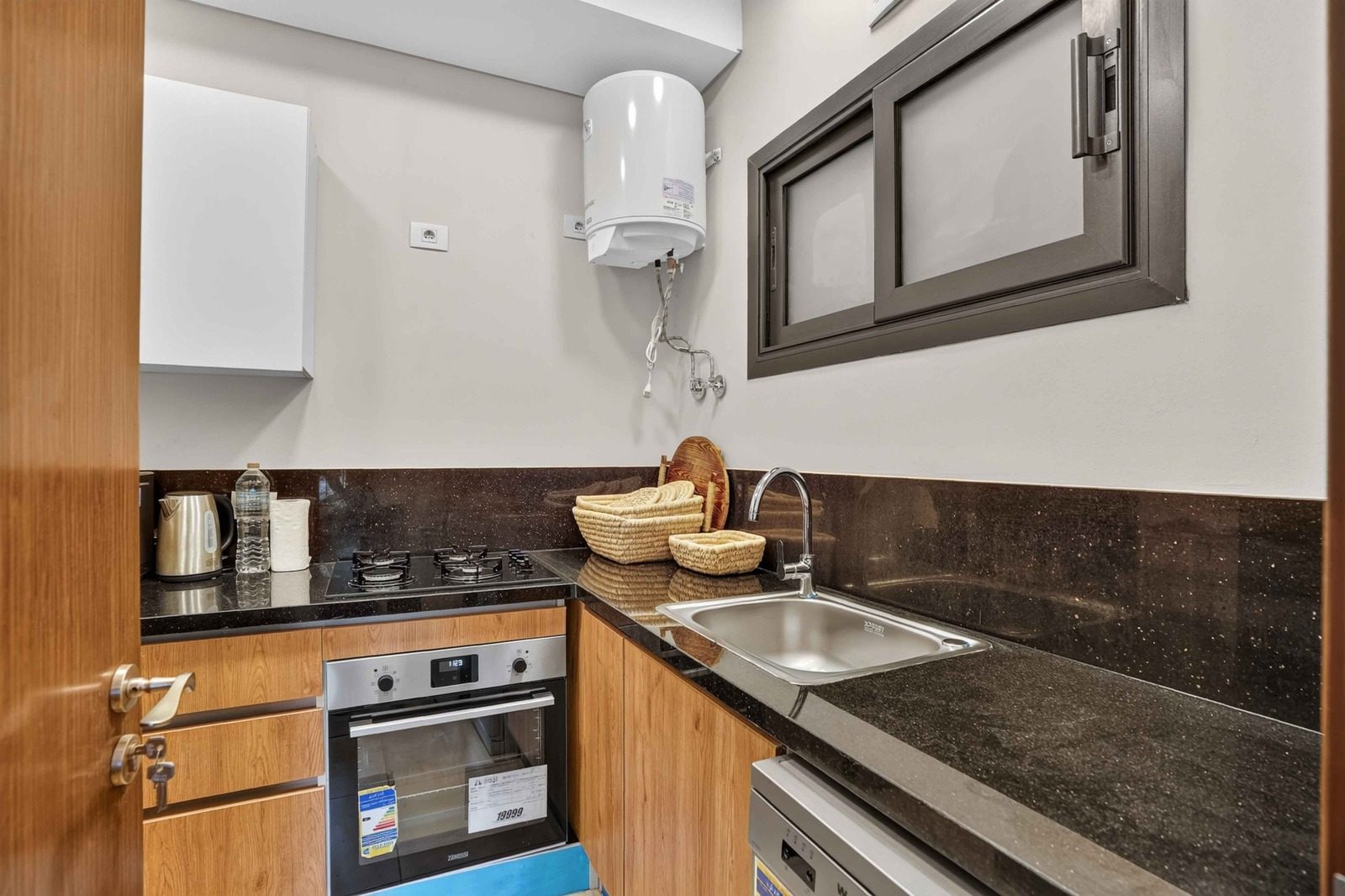 2BR Apartment – Park View – ZED Towers — Full Kitchen in ZED Towers, Sheikh Zayed, Egypt