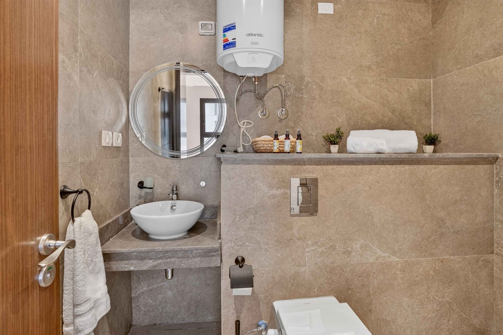 2BR Apartment – Park View – ZED Towers — Full bathroom 2 in ZED Towers, Sheikh Zayed, Egypt