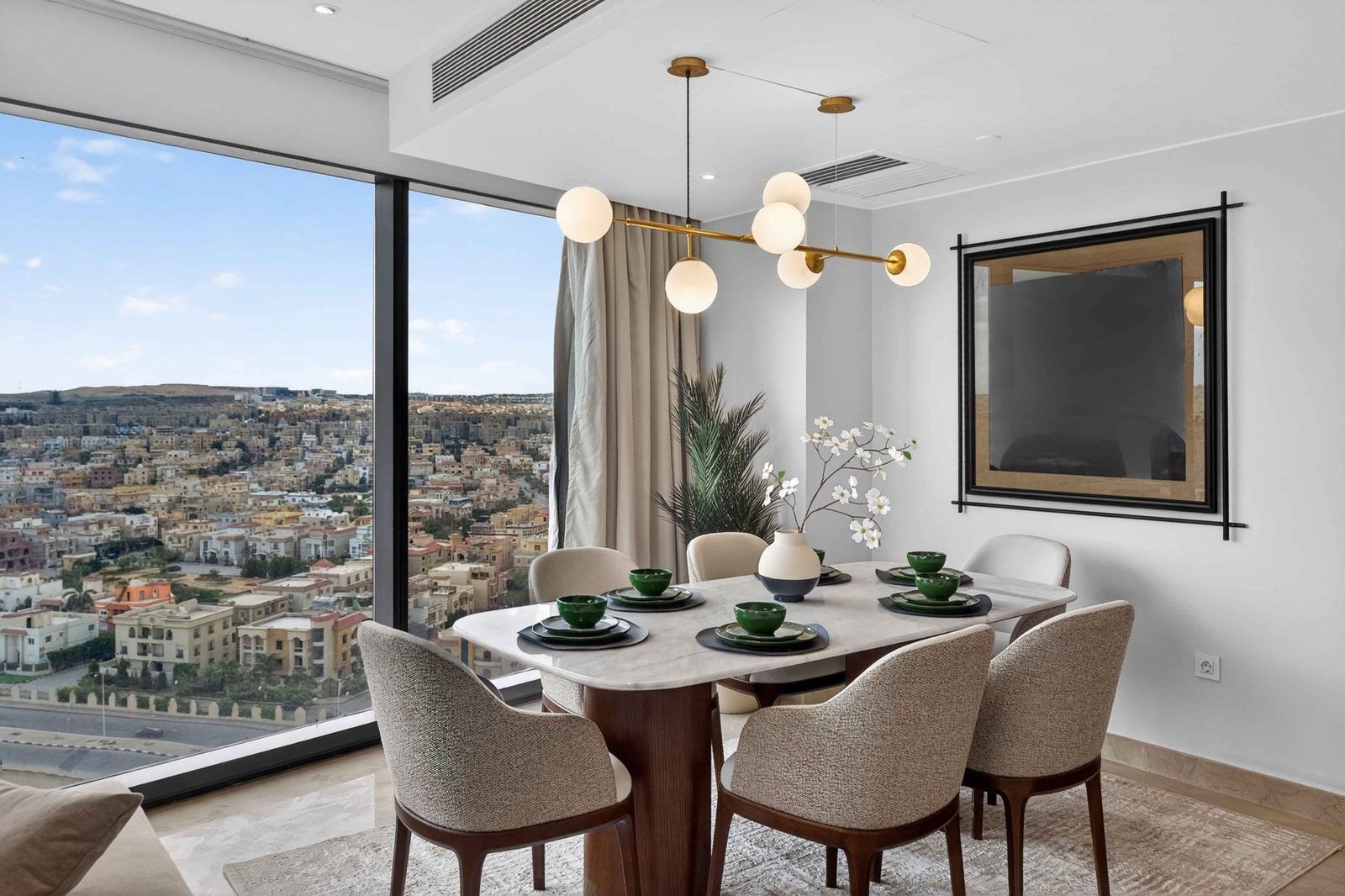 Classic 3BR Apartment – Sheikh Zayed – ZED Towers — Dining Area in ZED Towers, Sheikh Zayed, Egypt
