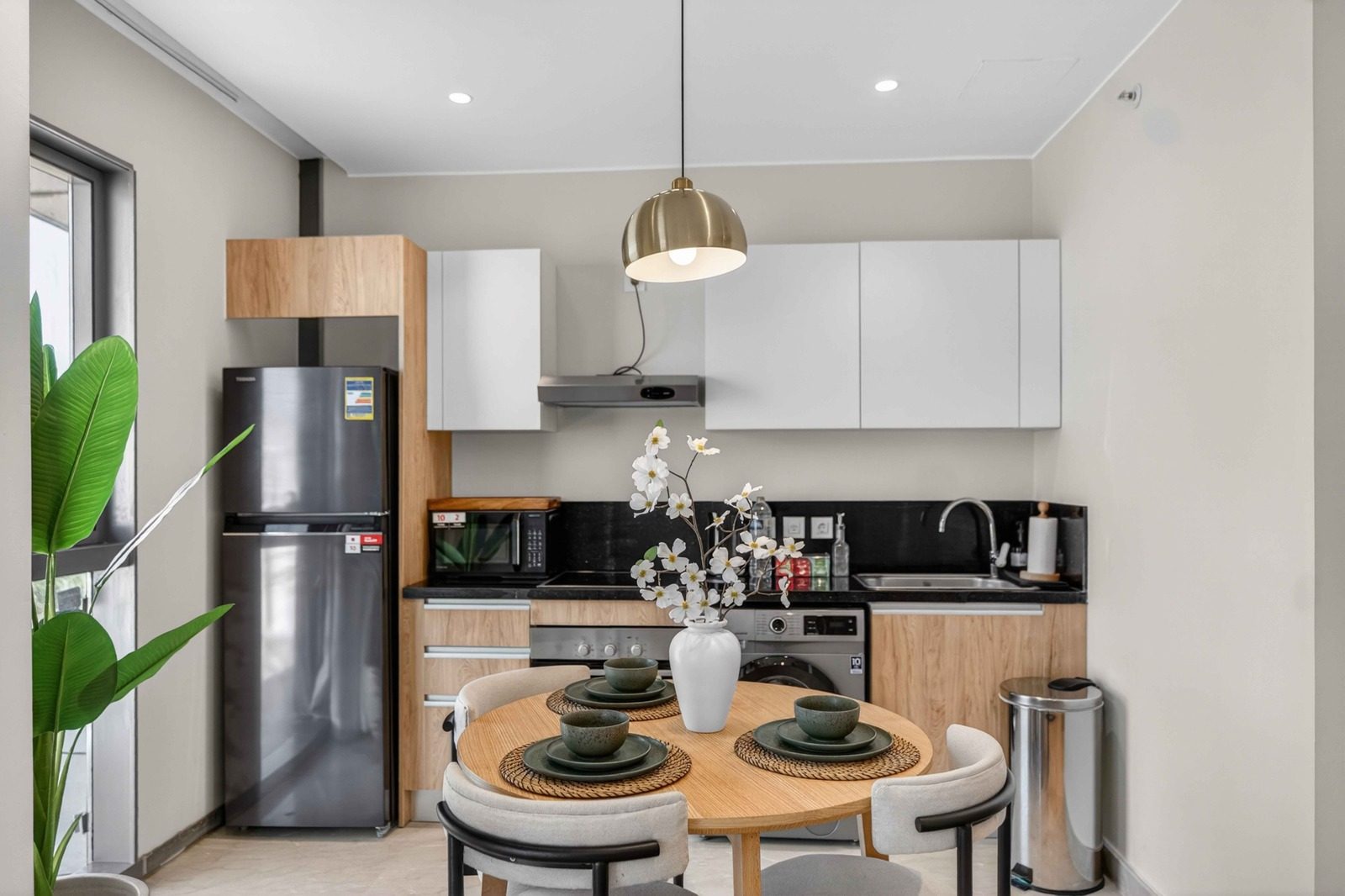 Welcoming Studio – Sheikh Zayed – ZED Towers — Full Kitchen in ZED Towers, Sheikh Zayed, Egypt — photo 2