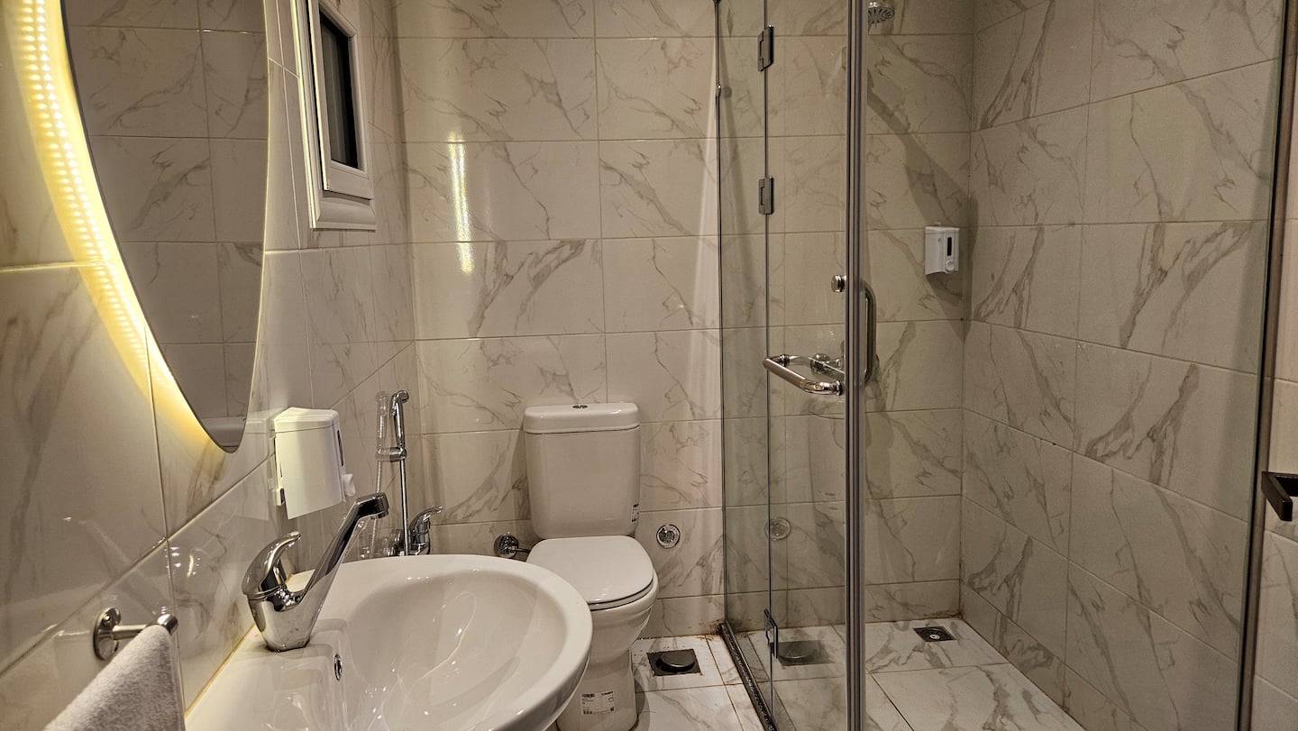 DHB STAYS | Qasr El Nil Smart 1BR | G-301 — Full bathroom 1 in Downtown Cairo (Marouf), Cairo Governorate, Egypt, Egypt