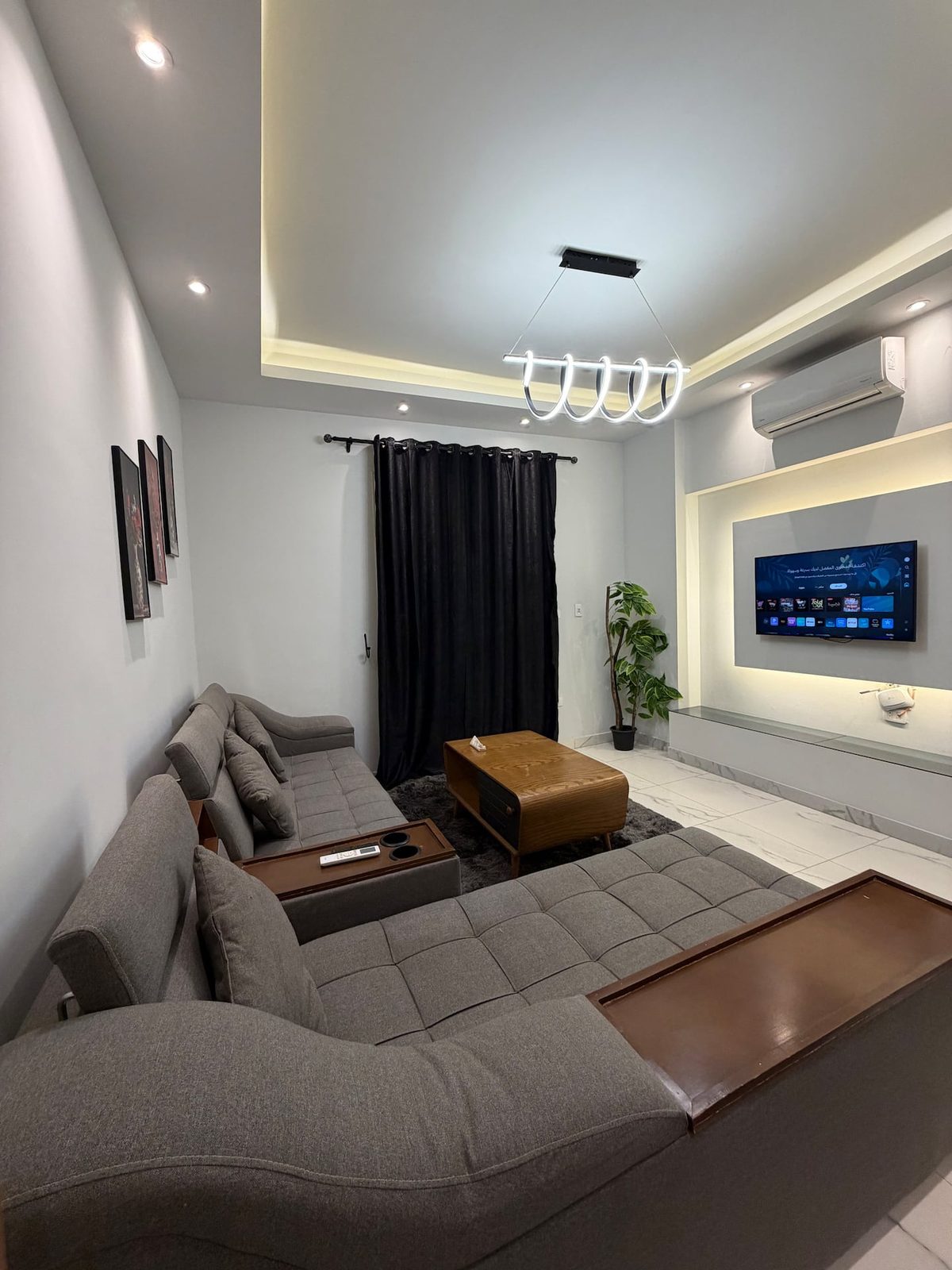 DHB STAYS | Modern 1BR Near Tahrir | G-201 — Living Room in Downtown Cairo (Marouf), Cairo Governorate, Egypt, Egypt