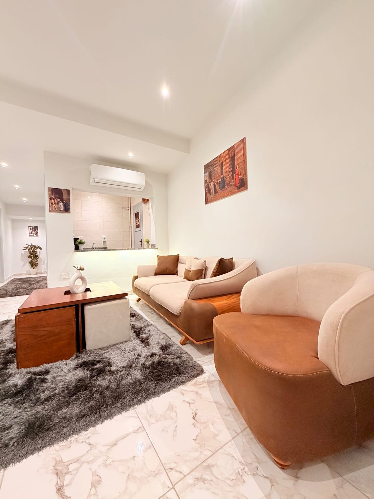 DHB STAYS | Qasr El Nil Luxury 1BR | B-601 — Living Room in Downtown Cairo (Marouf), Cairo Governorate, Egypt, Egypt