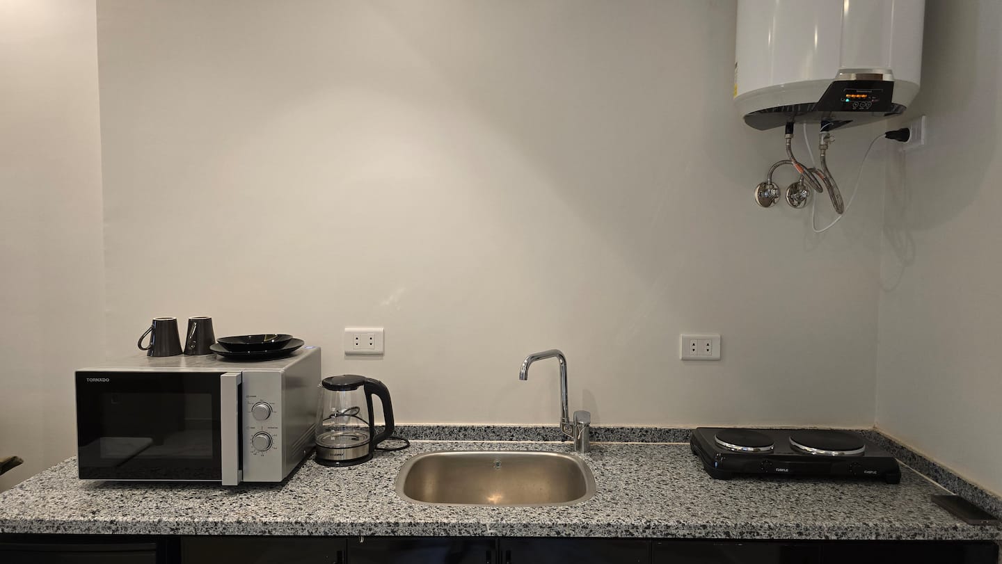 DHB STAYS | Downtown City View 1BR | B-603 — Full Kitchen in Downtown Cairo (Marouf), Cairo Governorate, Egypt, Egypt