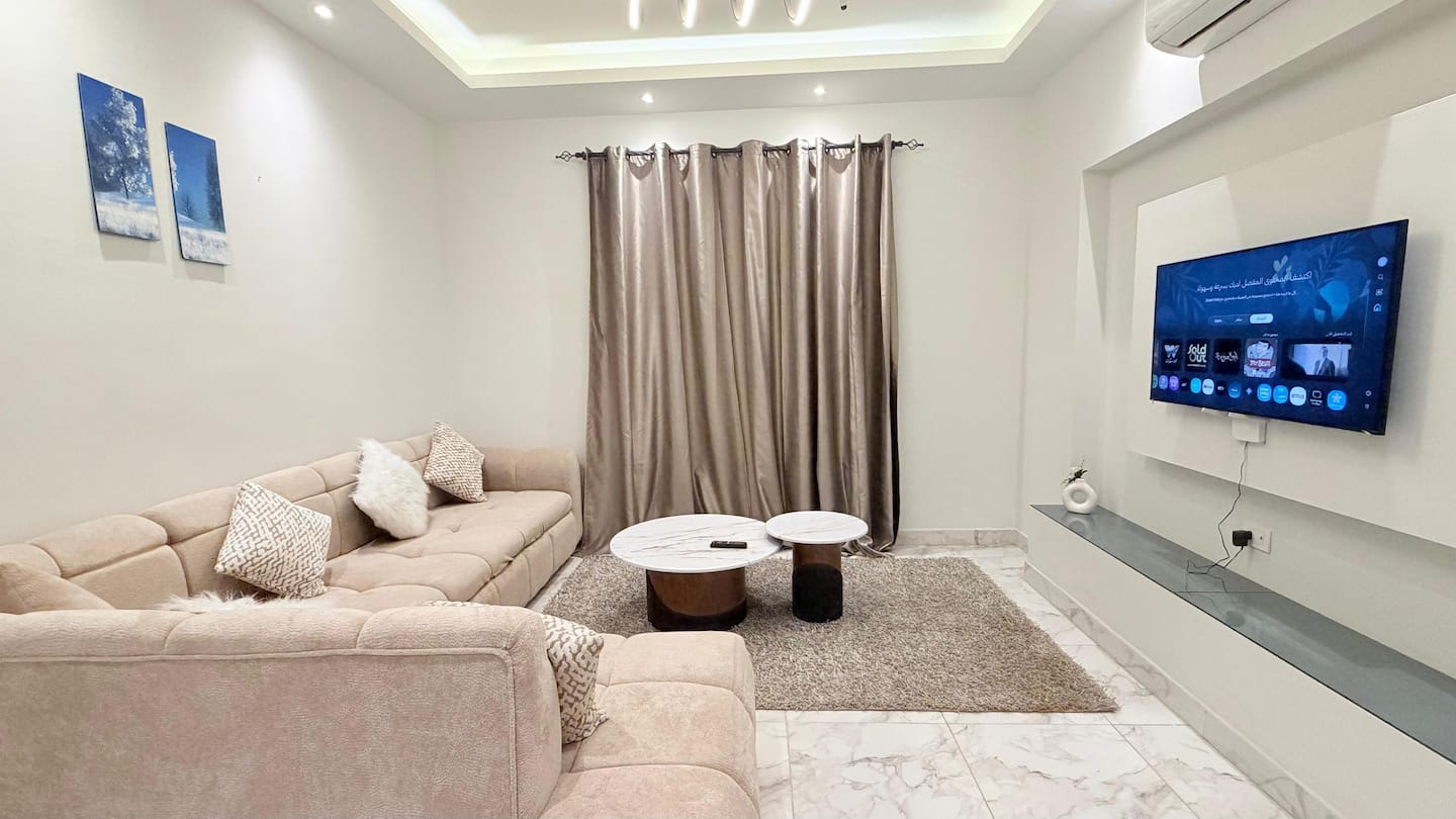 DHB STAYS | Tahrir 1BR Serviced Apt | G-601 — Living Room in Downtown Cairo (Marouf), Cairo Governorate, Egypt, Egypt