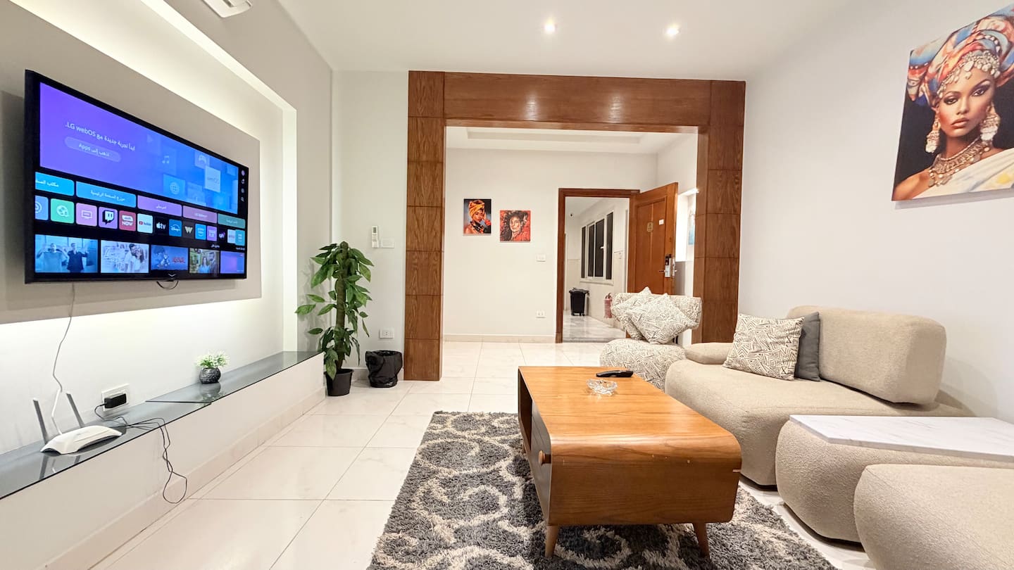 DHB STAYS | 1BR Luxury Downtown Apt | G-501 — Living Room in Downtown Cairo (Marouf), Cairo Governorate, Egypt, Egypt