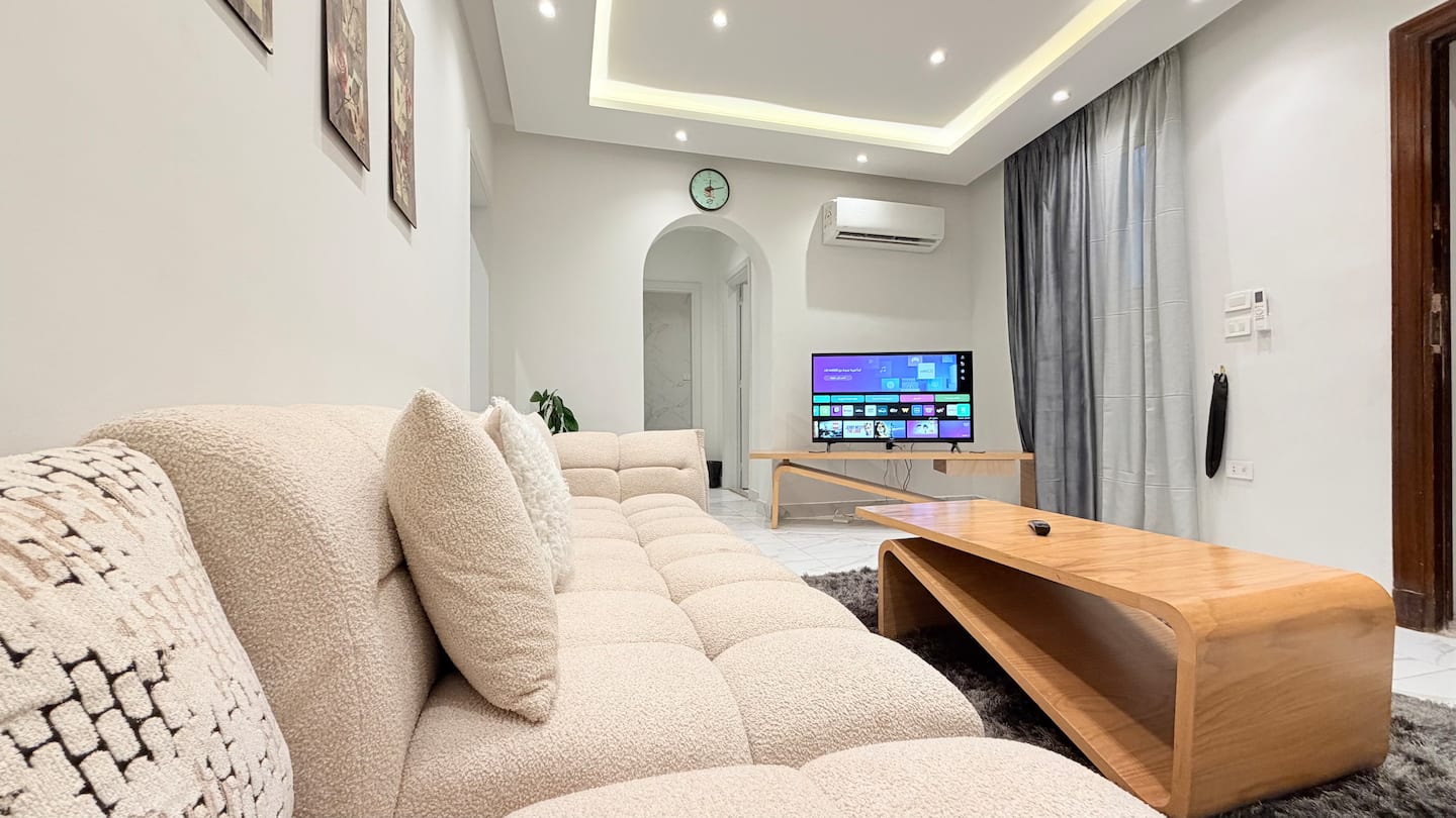 DHB STAYS | 2BR Central Cairo Suite | G-404 — Living Room in Downtown Cairo (Marouf), Cairo Governorate, Egypt, Egypt