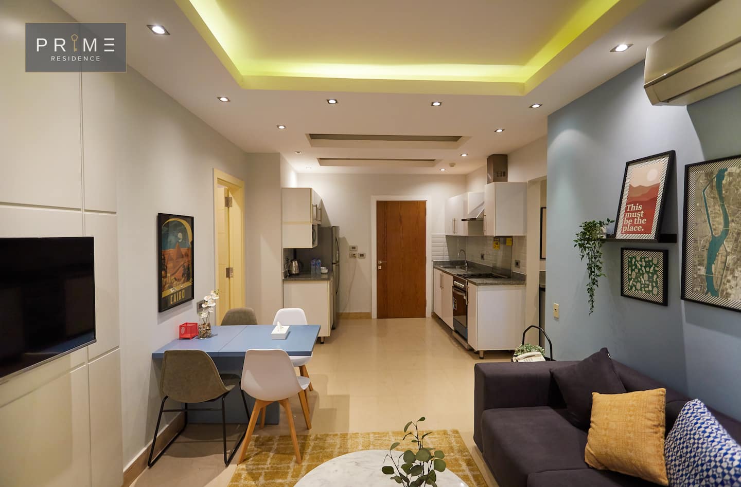2 Bedroom Apartment - Prime Residence New Cairo — Living Room in Prime Residence New Cairo, New Cairo, Egypt