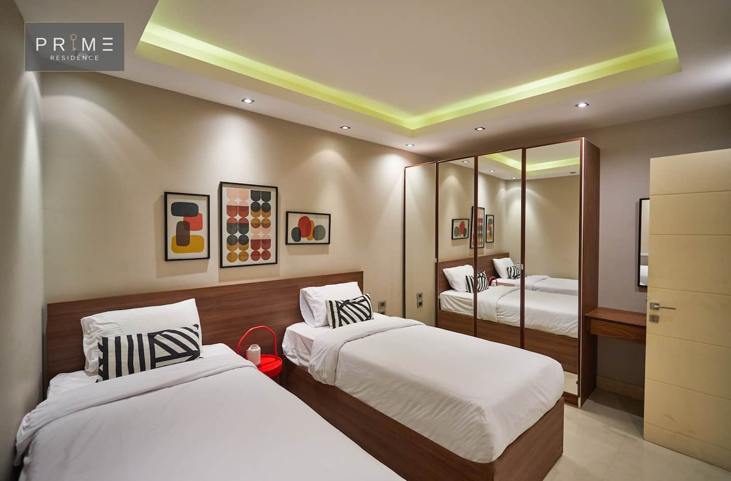 2 Bedroom Apartment - Prime Residence New Cairo — Bedroom 2 in Prime Residence New Cairo, New Cairo, Egypt