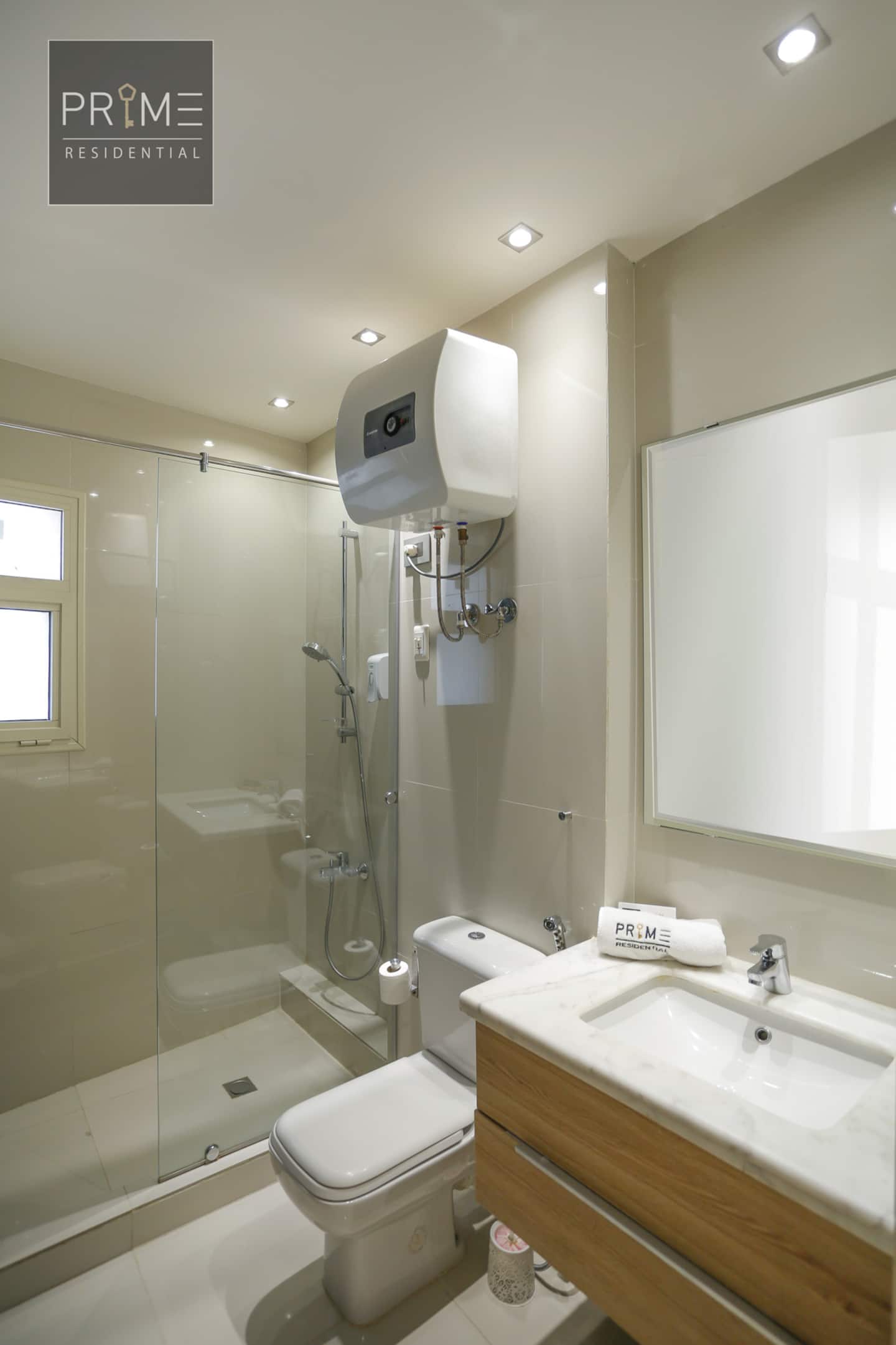 2 Bedroom Apartment - Prime Residence New Cairo — Full bathroom 1 in Prime Residence New Cairo, New Cairo, Egypt — photo 2