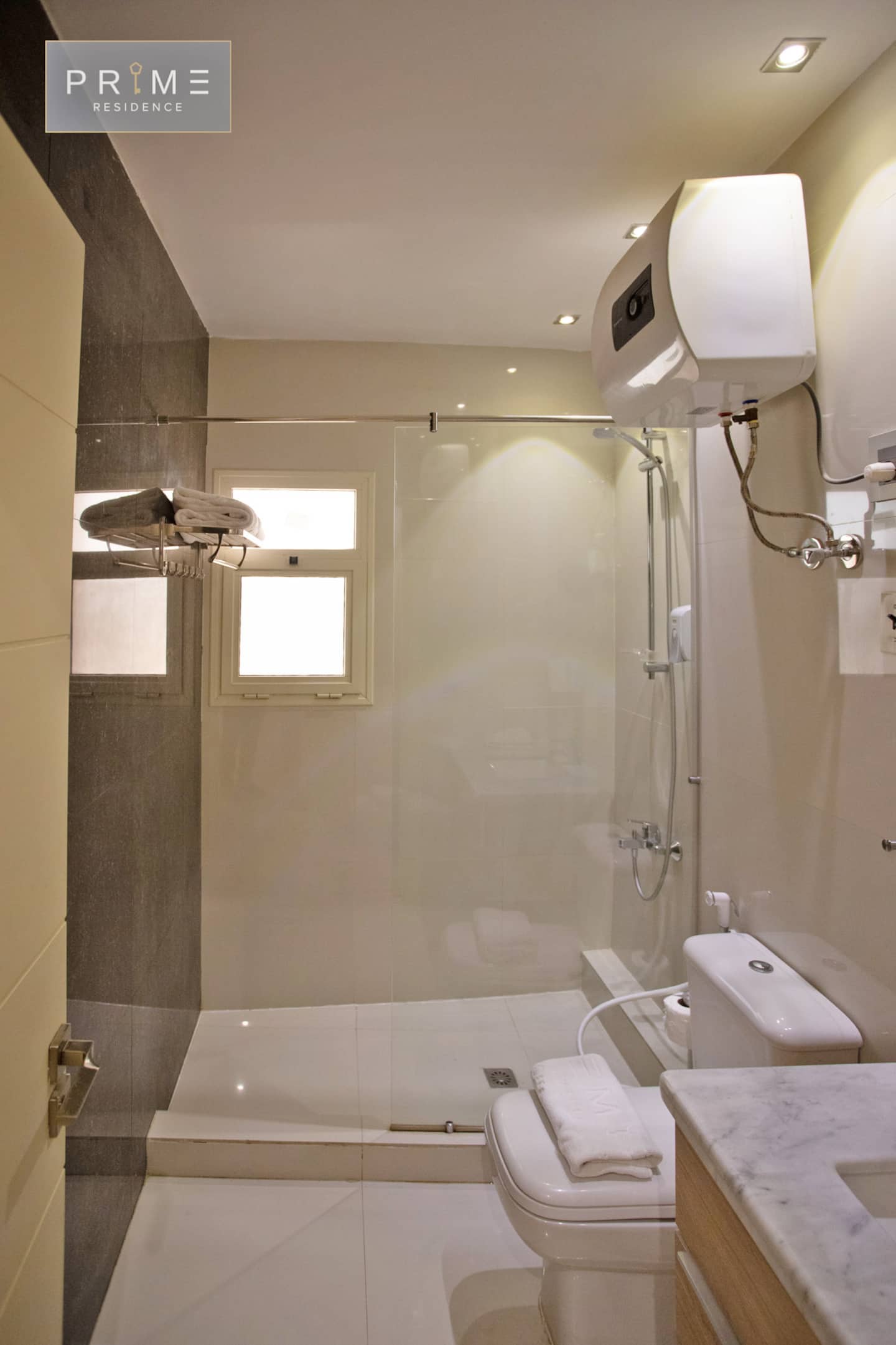 2 Bedroom Apartment - Prime Residence New Cairo — Full bathroom 1 in Prime Residence New Cairo, New Cairo, Egypt — photo 3