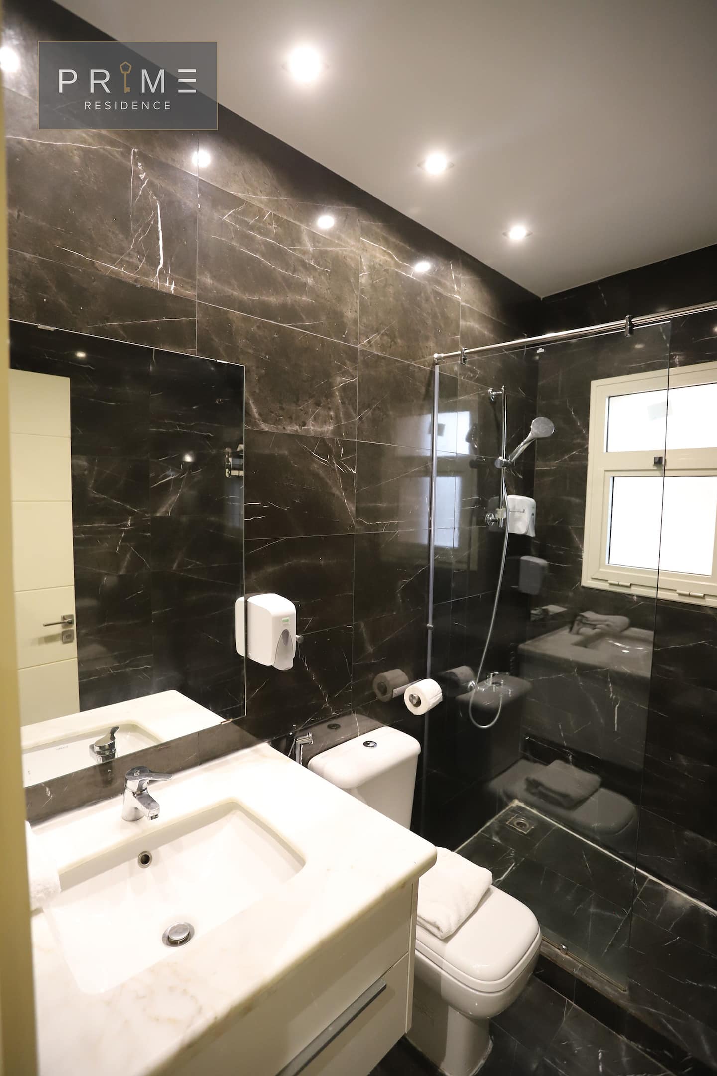 2 Bedroom Apartment - Prime Residence New Cairo — Half Bathroom 1 in Prime Residence New Cairo, New Cairo, Egypt — photo 3