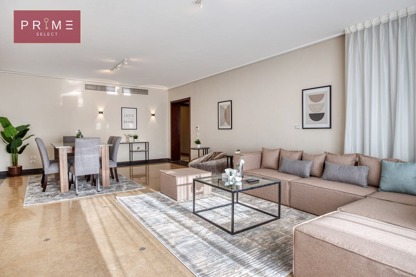 3 Bedrooms Penthouse - Prime Select New Giza — Living Room in Prime Select New Giza, Giza, Egypt