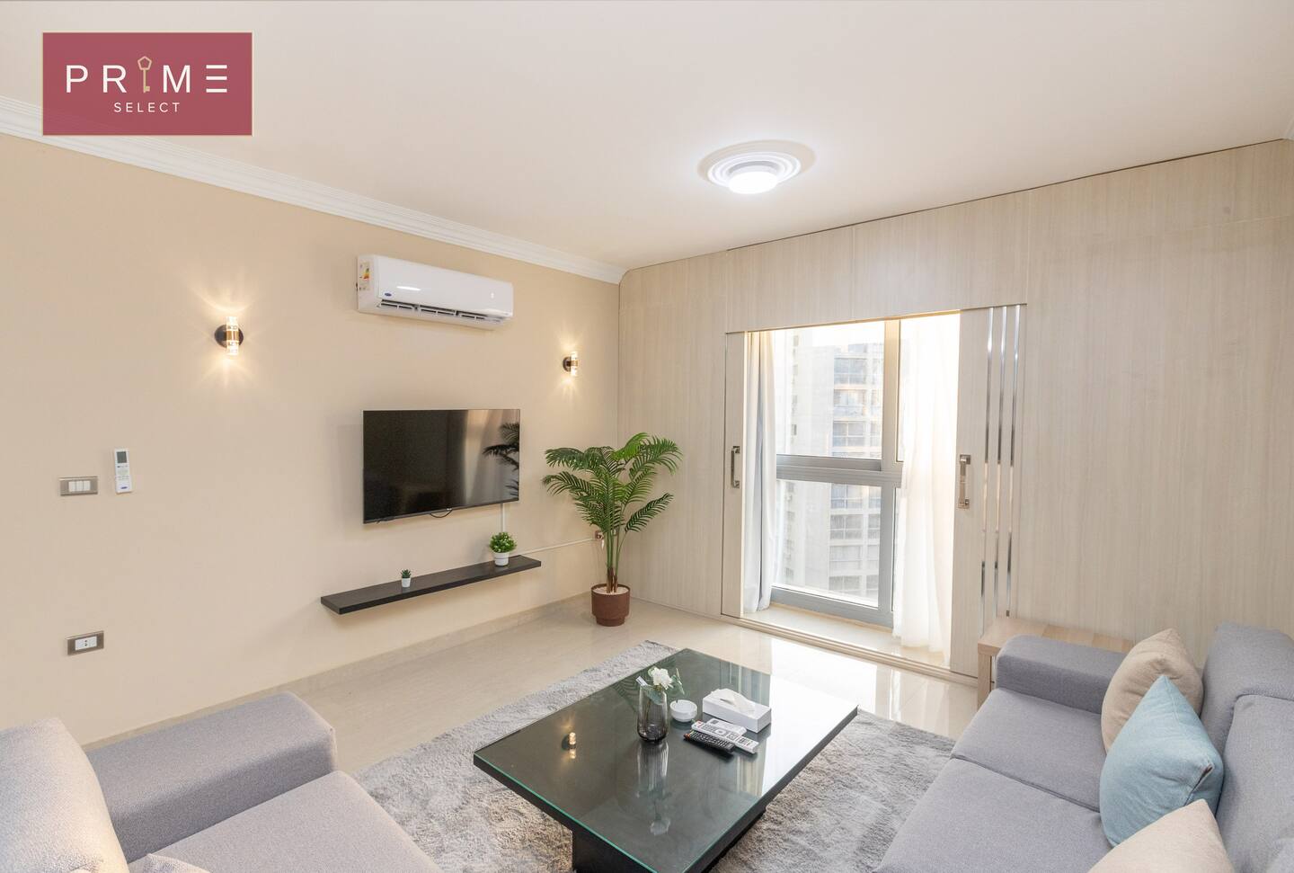 3 Bedrooms Apartment - Prime Select Kattameya One — Living Room in Prime Select Kattameya One, New Cairo, Egypt