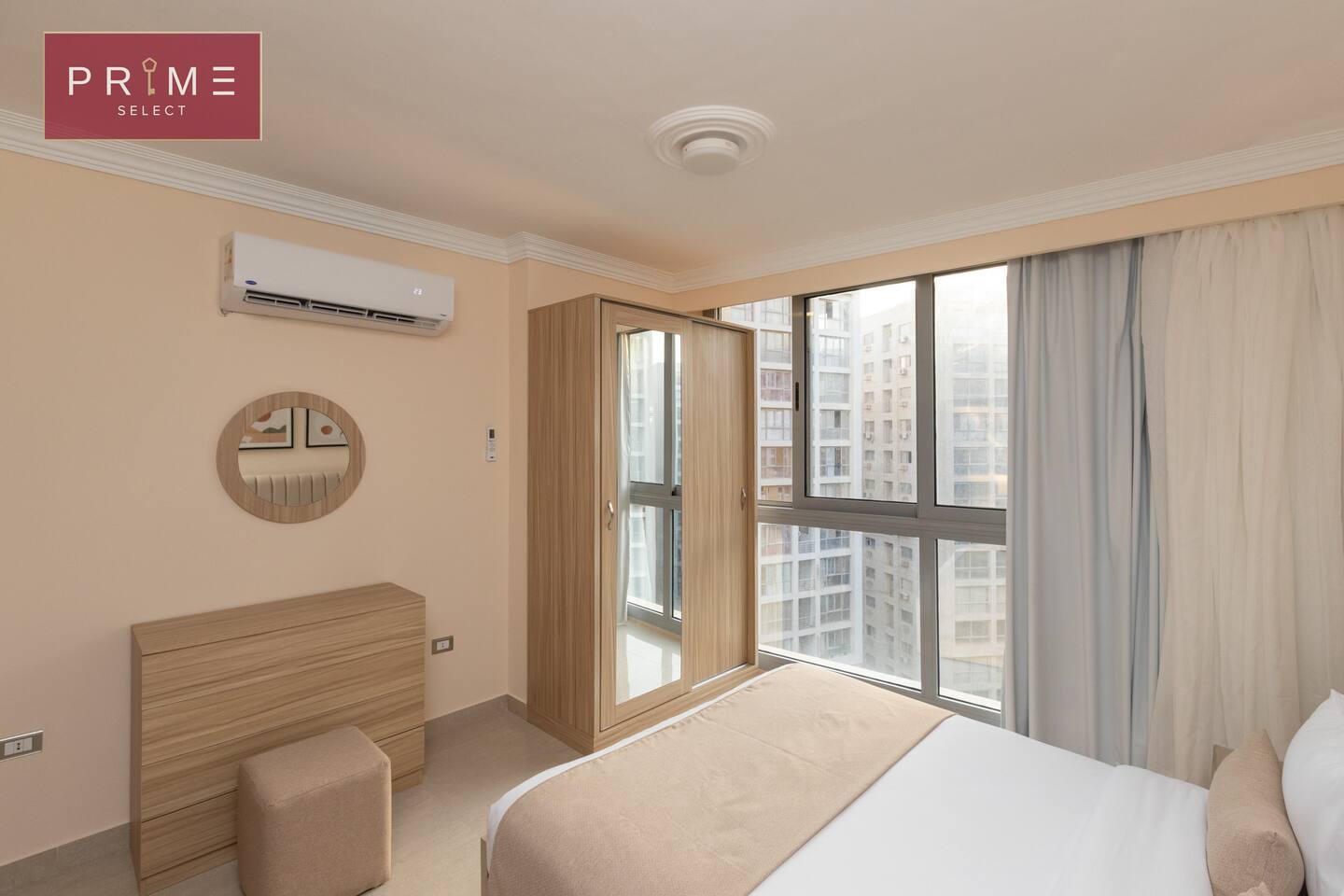 3 Bedrooms Apartment - Prime Select Kattameya One — Bedroom 1 in Prime Select Kattameya One, New Cairo, Egypt — photo 2