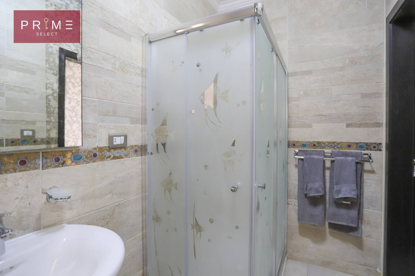 3 Bedrooms Apartment - Prime Select Kattameya One — Full bathroom 1 in Prime Select Kattameya One, New Cairo, Egypt — photo 2
