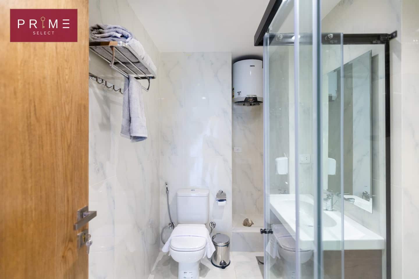 Studio with terrace - Prime Select One Kattameya — Full bathroom 1 in Prime Select One Kattameya, New Cairo, Egypt