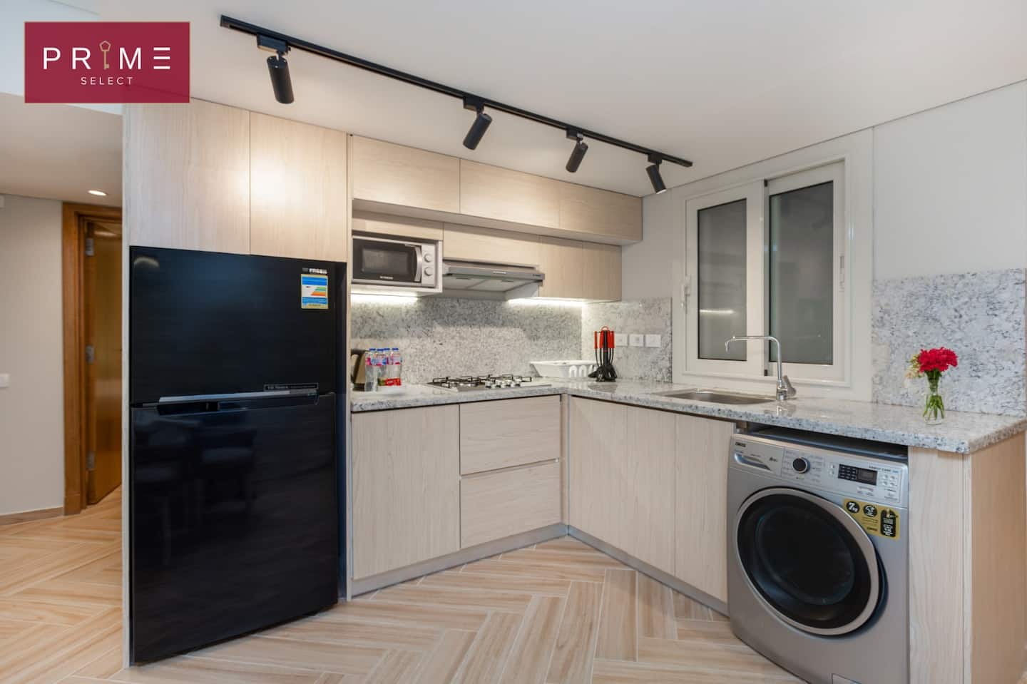 2bedroom with terrace - Prime Select One Kattameya — Full Kitchen in Prime Select One Kattameya, New Cairo, Egypt — photo 2