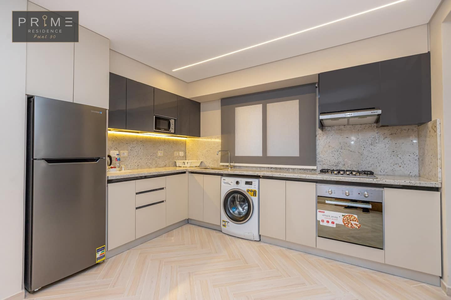 Standard One Bedroom - Prime Residence Point 90 — Full Kitchen in Prime Residence Point 90, New Cairo, Egypt — photo 3