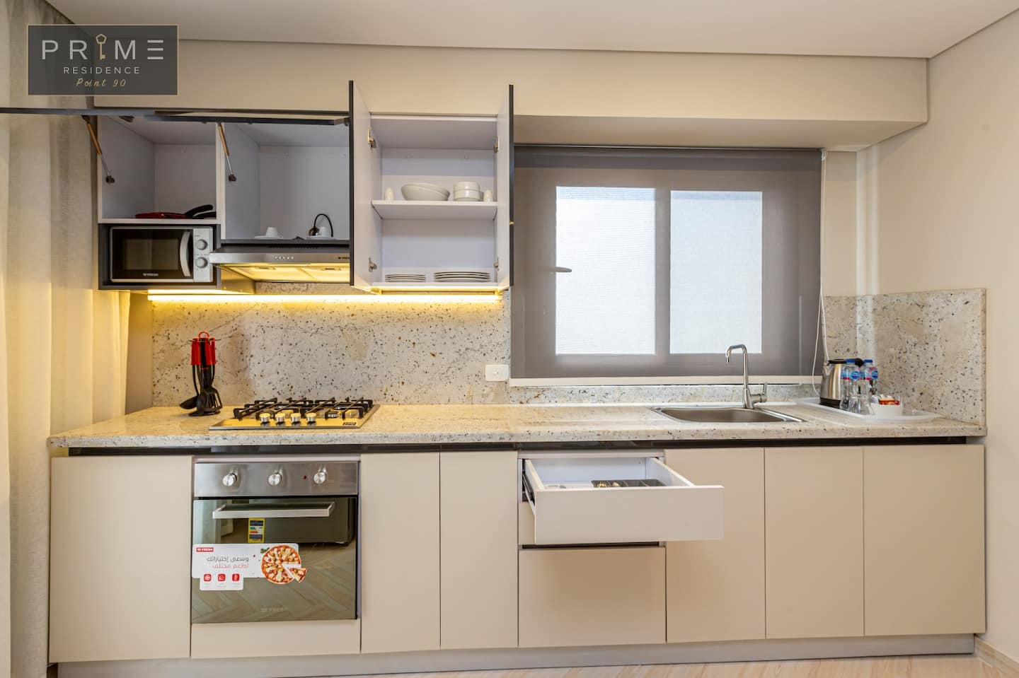 Superior One Bedroom - Prime Residence Point 90 — Full Kitchen in Prime Residence Point 90, New Cairo, Egypt — photo 3