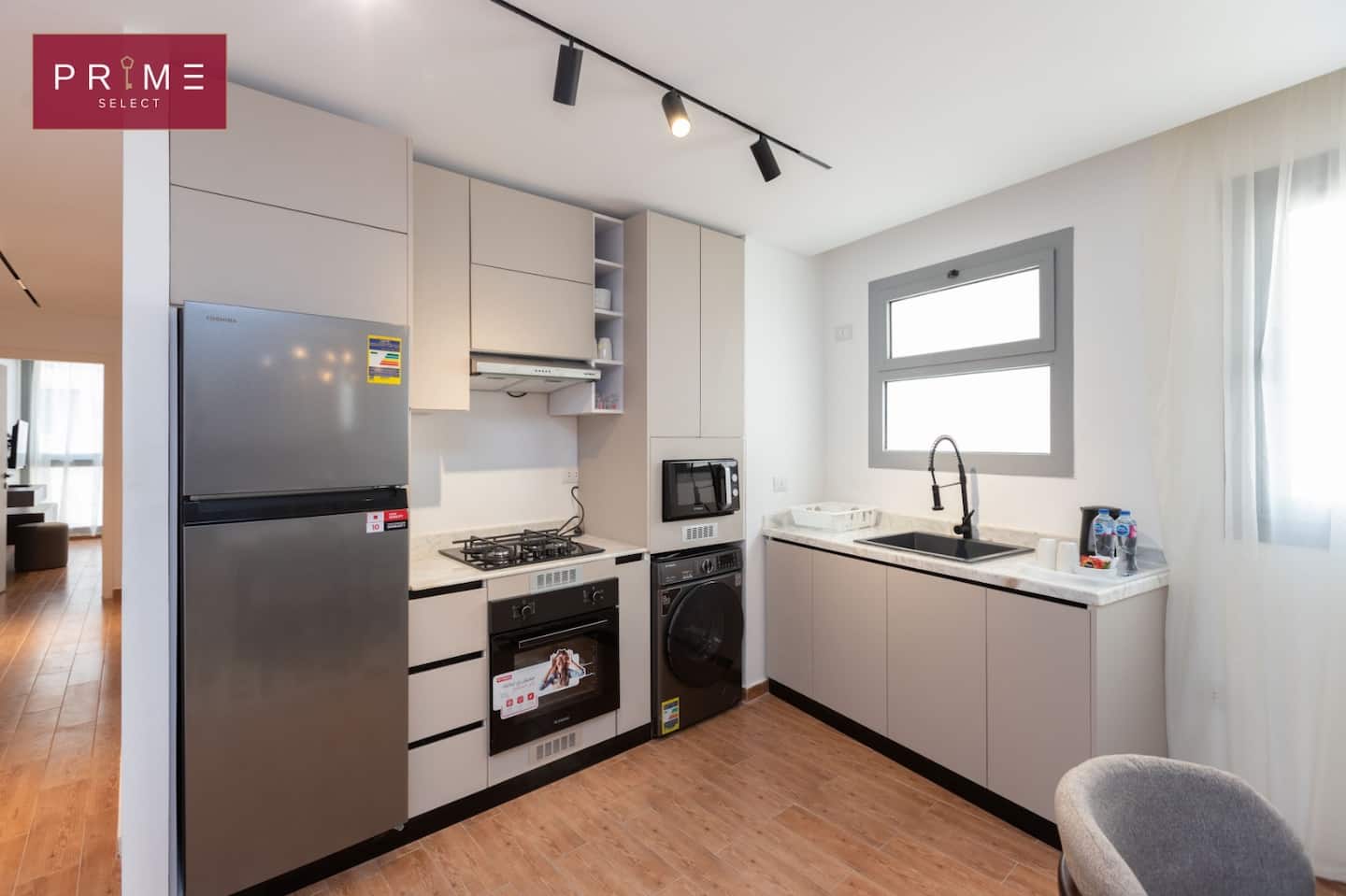 Junior 2 Bedrooms - Prime Select One Kattameya — Full Kitchen in Prime Select One Kattameya, New Cairo, Egypt