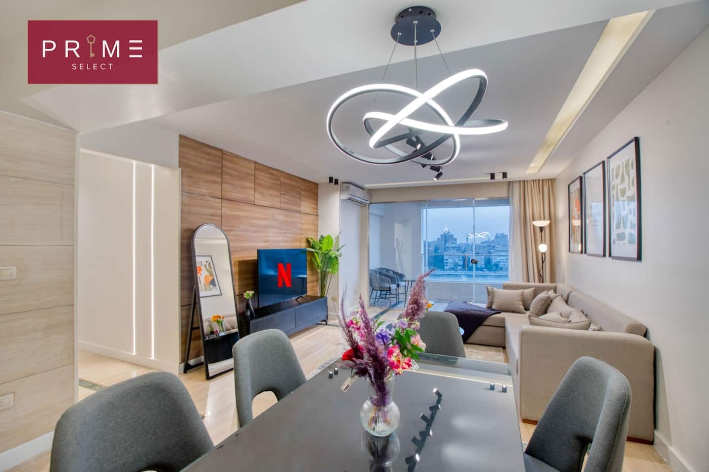 Dlx 2 BR Apt. Nile View - Prime Residence Arkadia — Dining Area in Prime Residence Arkadia, Cairo, Egypt