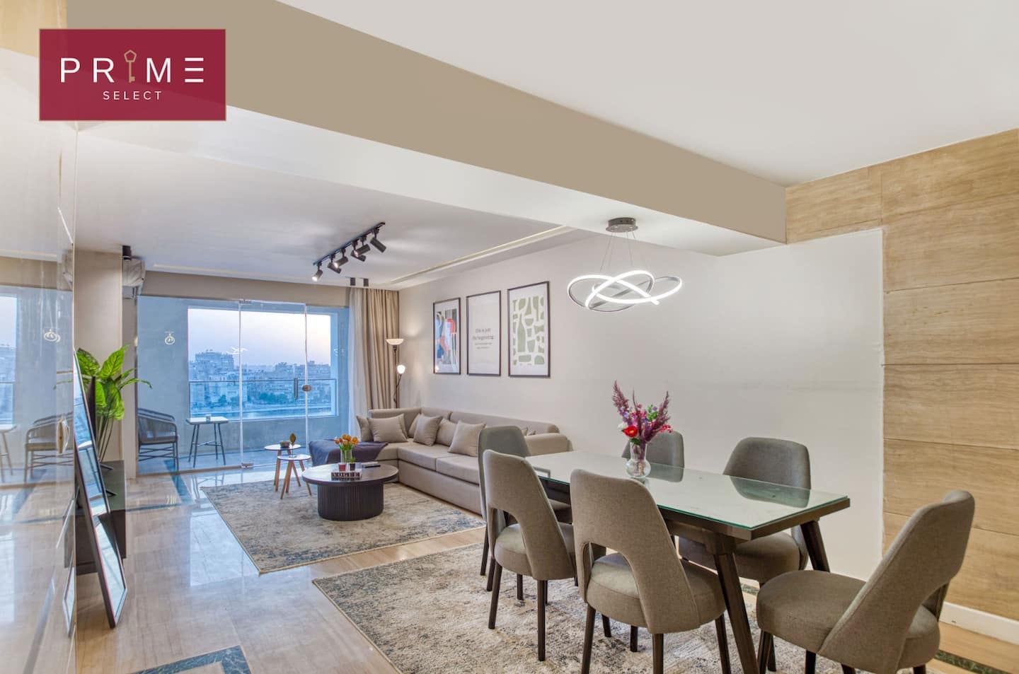 Dlx 2 BR Apt. Nile View - Prime Residence Arkadia — Dining Area in Prime Residence Arkadia, Cairo, Egypt — photo 2