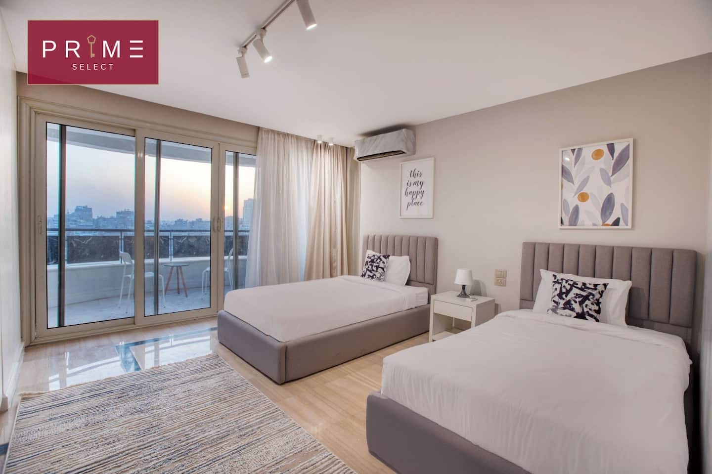 Dlx 2 BR Apt. Nile View - Prime Residence Arkadia — Bedroom 2 in Prime Residence Arkadia, Cairo, Egypt